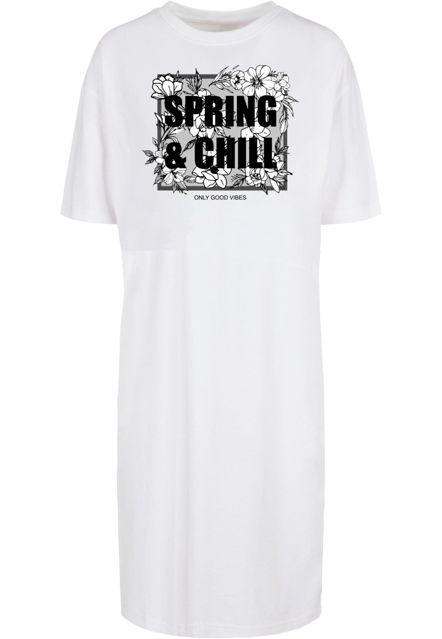 Merchcode Stillkleid »Damen Ladies Spring And Chill Oversized Slit Tee  Dress«, (1 tlg.) online kaufen | I'm walking