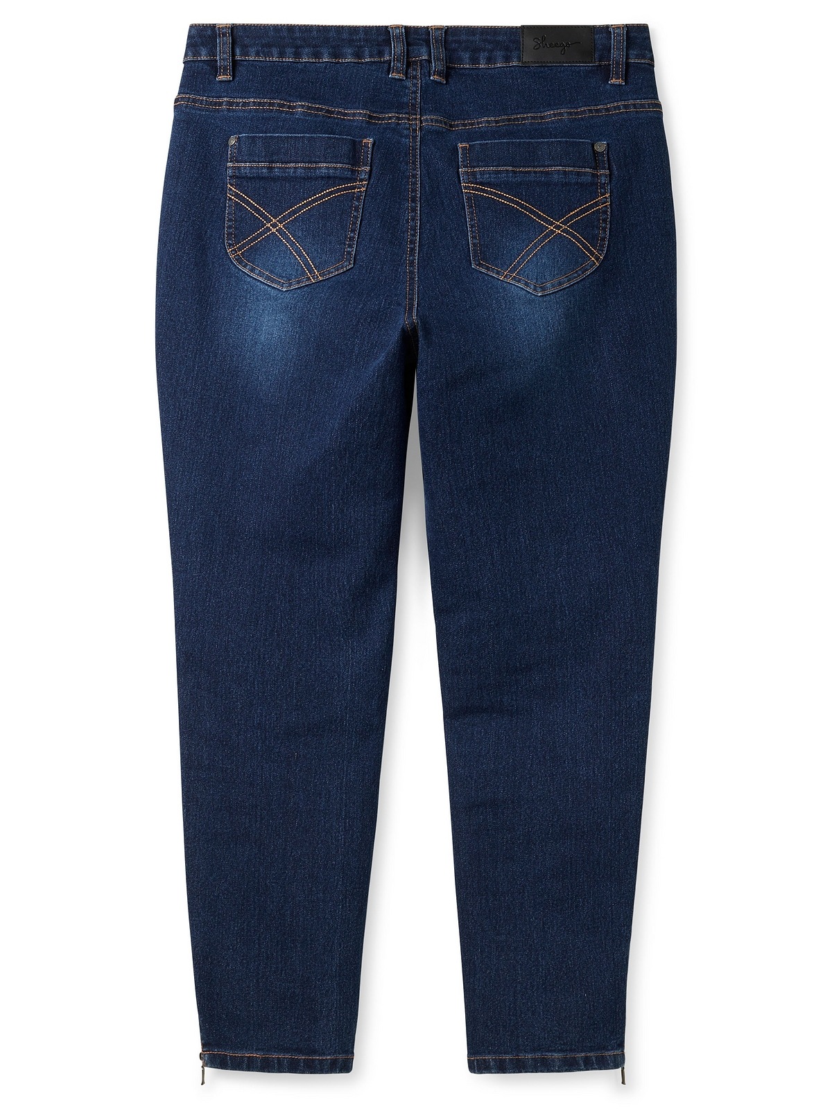 mit Saumabschluss online Stretch-Jeans am Zippern Größen«, »Große Sheego