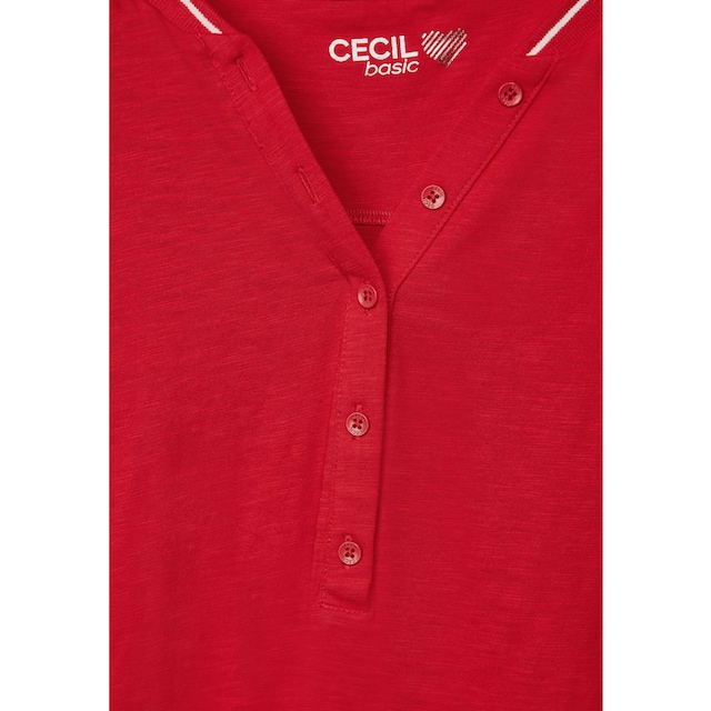 Cecil 3/4-Arm-Shirt, in Unifarbe online | I'm walking