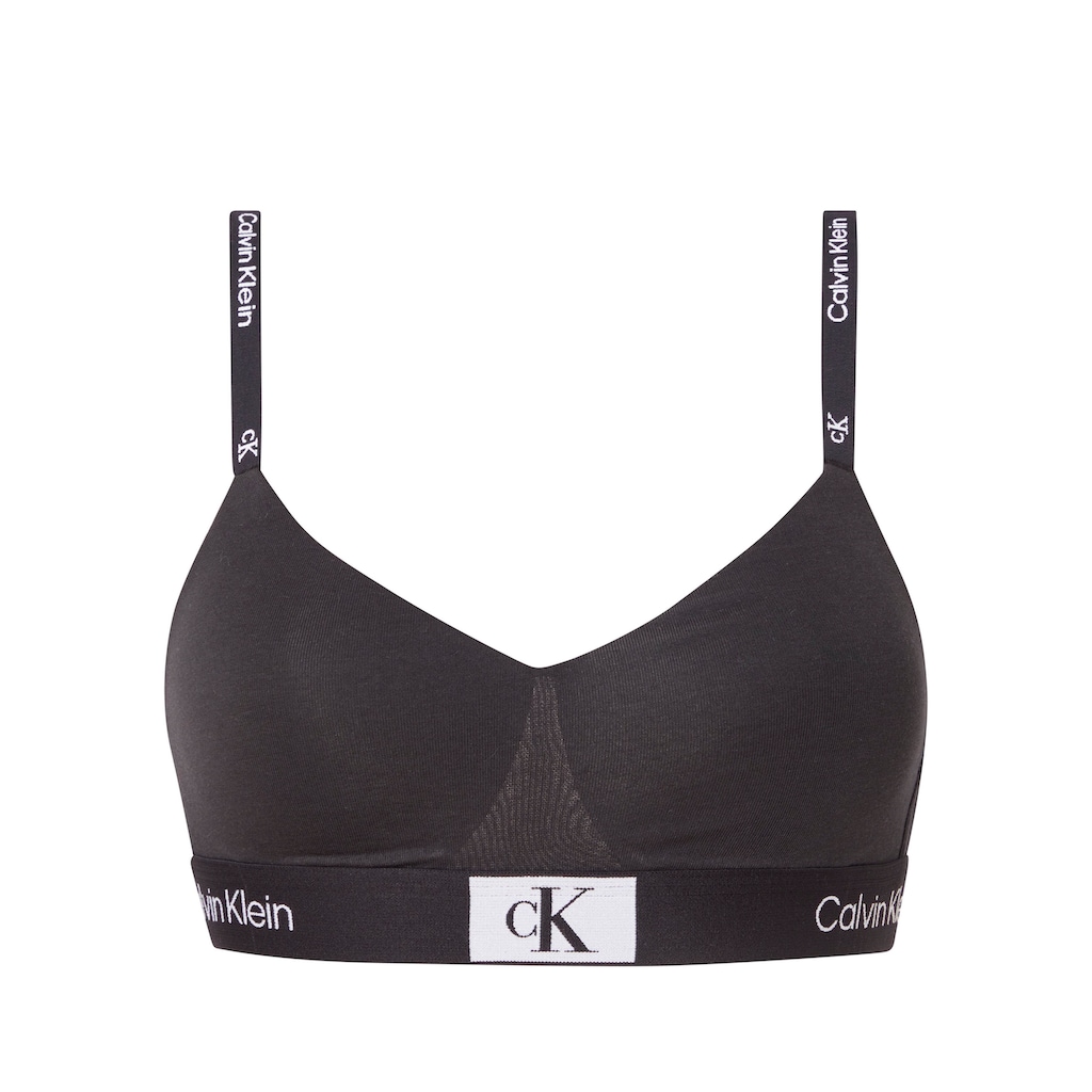 Calvin Klein Bralette-BH mit klassischem CK-Logobund