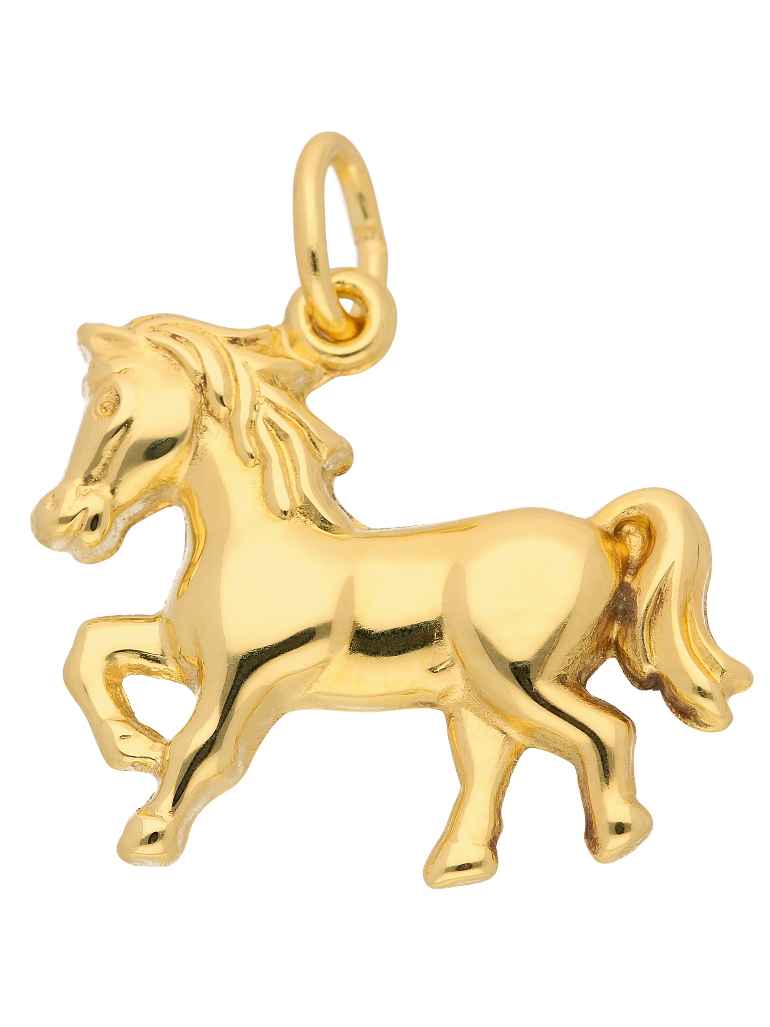 Adelia´s Kettenanhänger 585 Pferd Gold für Goldschmuck Damen Anhänger