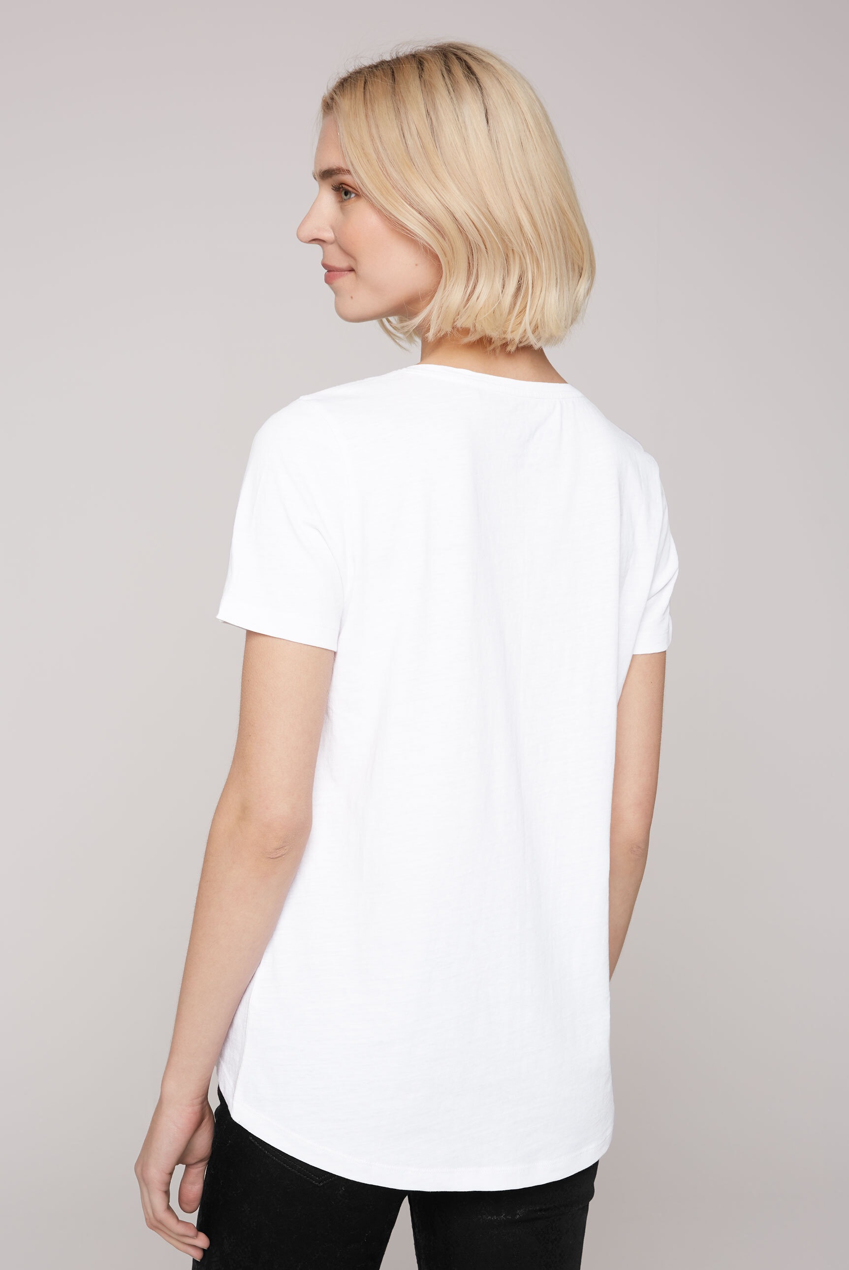 SOCCX Rundhalsshirt, mit längerer Rückenpartie online kaufen | I\'m walking