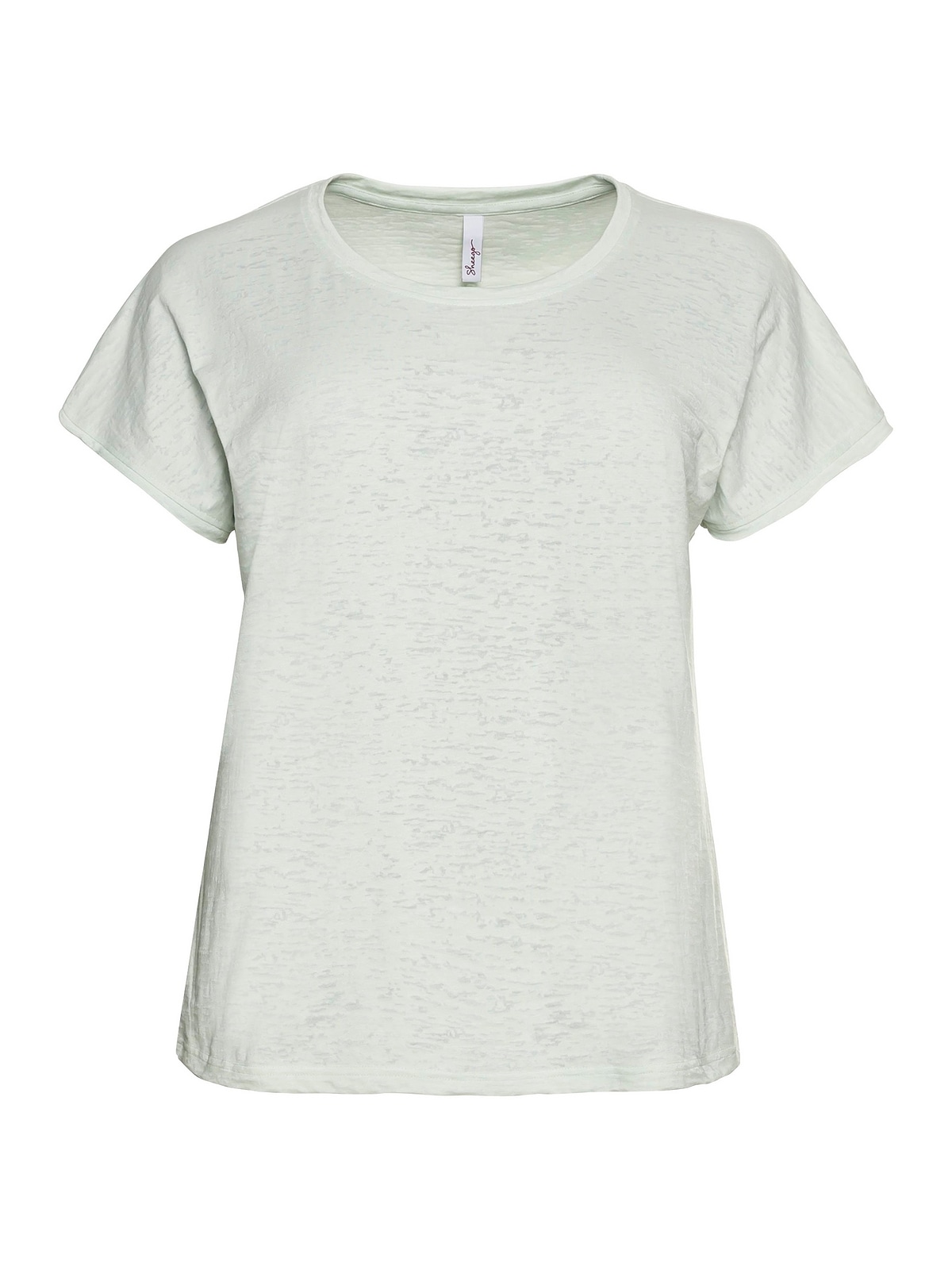 Sheego T-Shirt mit leicht walking | Ausbrennermuster, I\'m kaufen »Große Größen«, transparent