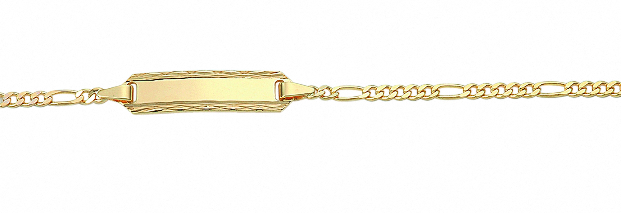 Adelia´s Goldarmband »585 Gold Figaro Ø cm | I\'m im für Damen Onlineshop 14 Goldschmuck mm«, walking Armband 1,9