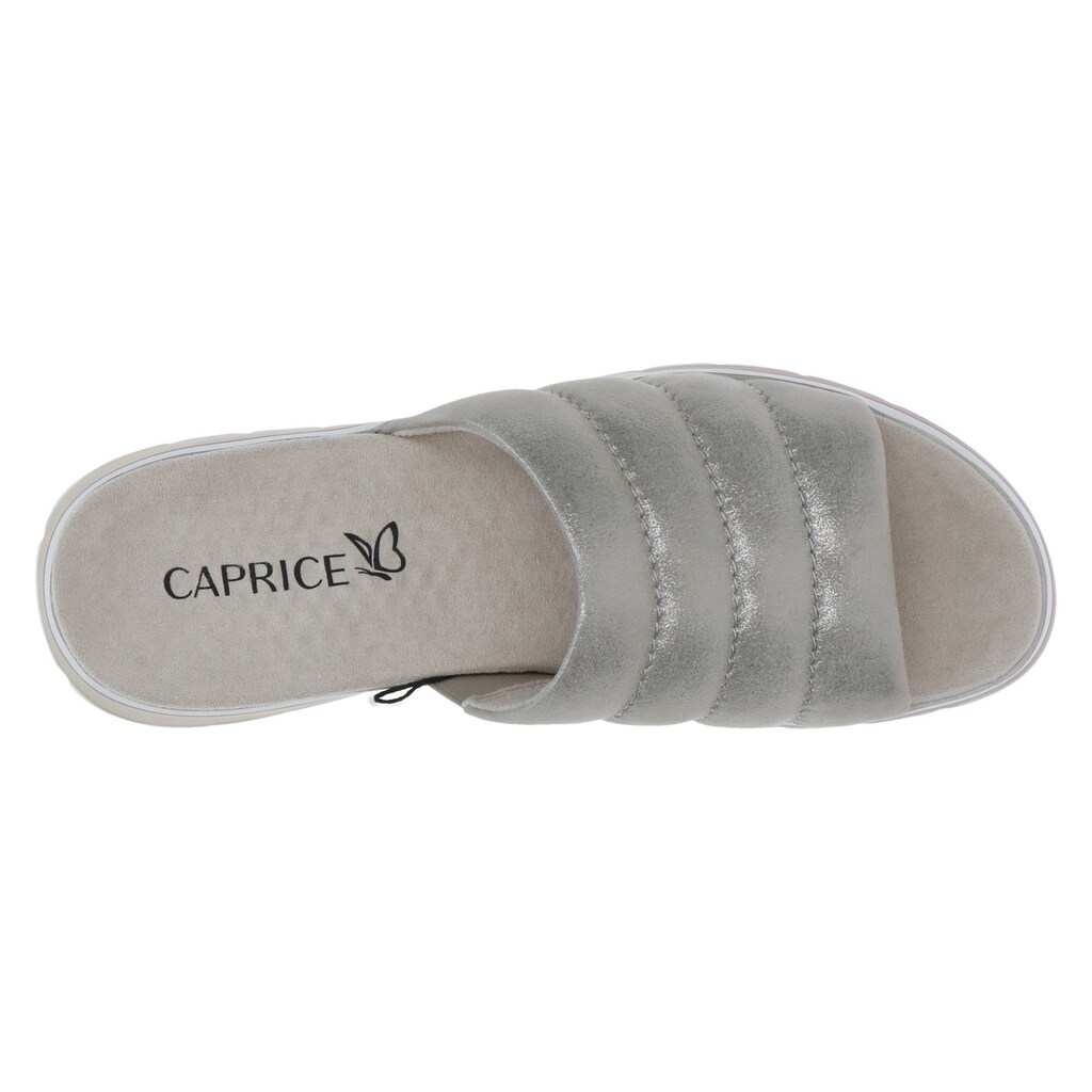 Caprice Pantolette, in Metallic-Optik