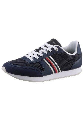 Tommy Hilfiger Sneaker »ESSENTIAL COURT SNEAKER«, mit Streifen in Tommy Farben kaufen