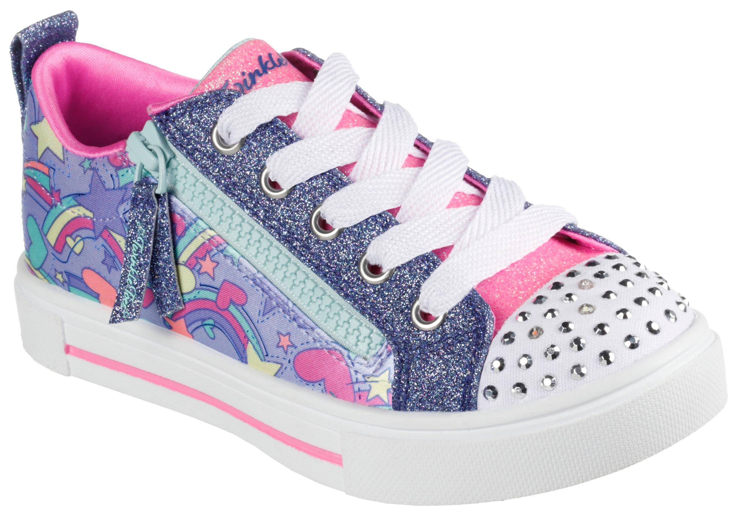 Skechers Kids Sneaker »TWINKLE SPARKS-RAINBOW SHINES«, mit praktischem Reißverschluss kaufen