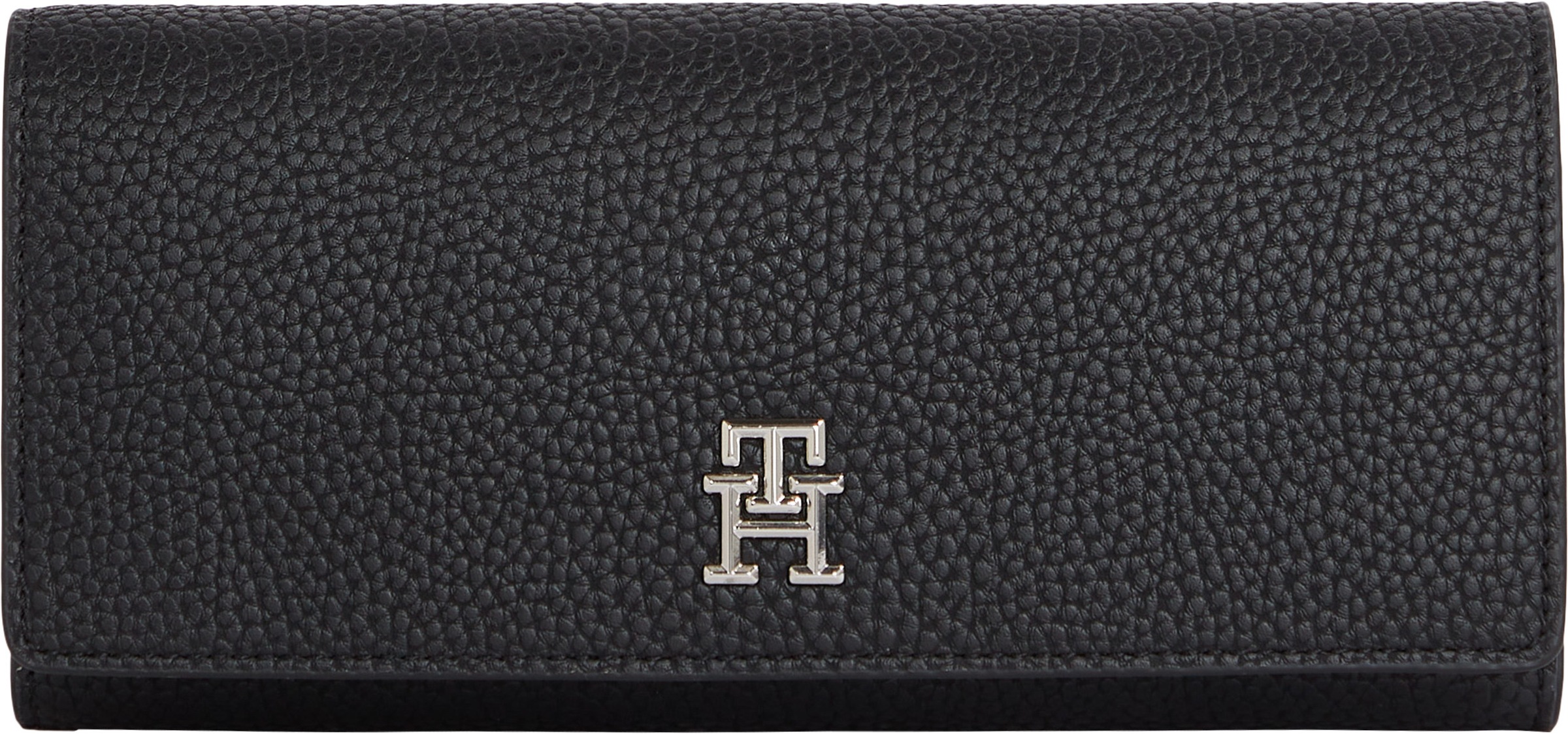 Tommy Hilfiger Geldbörse "TH EMBLEM LRG FLAP WALLET", mit Handyfach