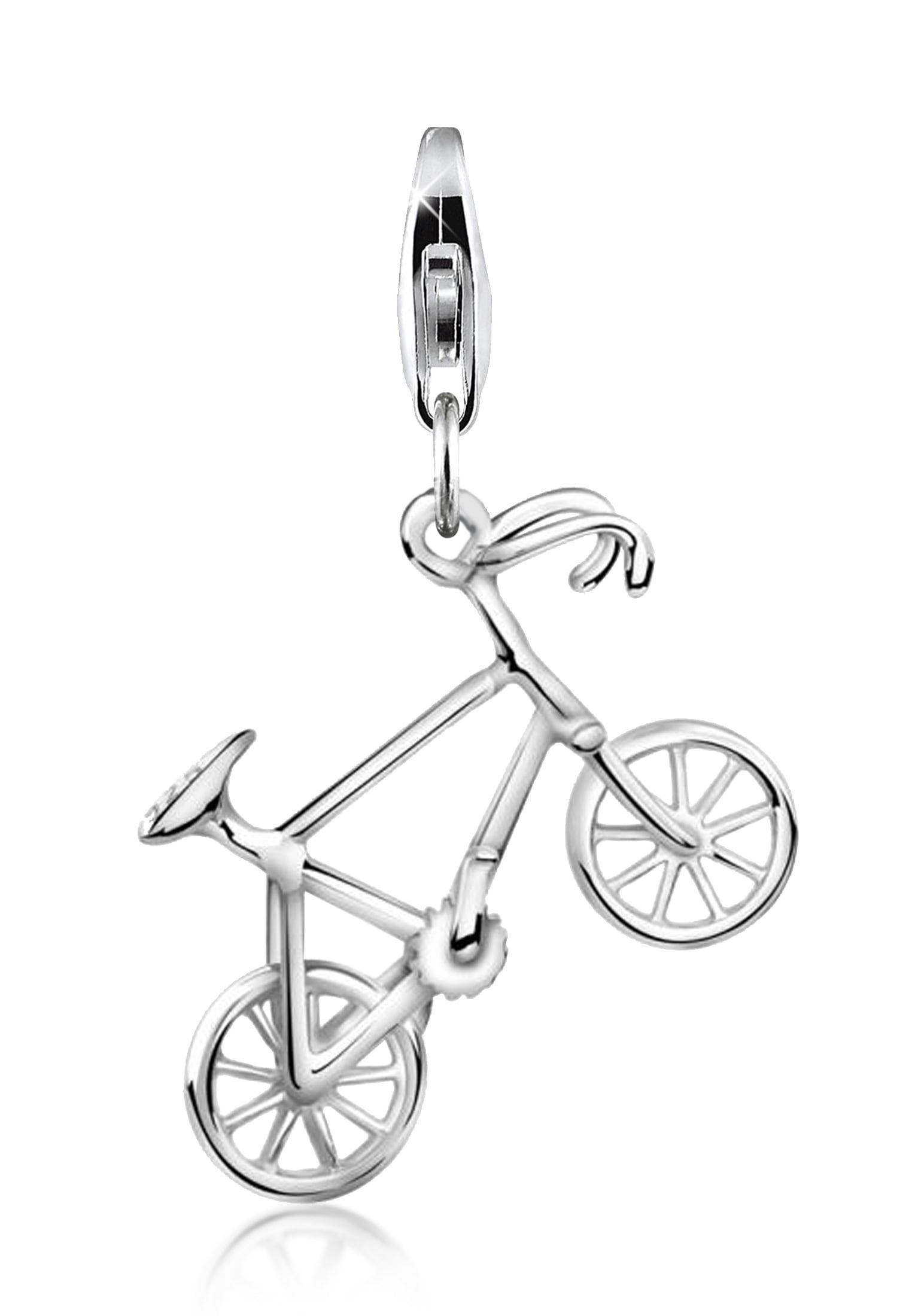 Nenalina Charm-Einhänger »Fahrrad walking | I\'m Anhänger Bike 925 Silber« bestellen Kettenanhänger