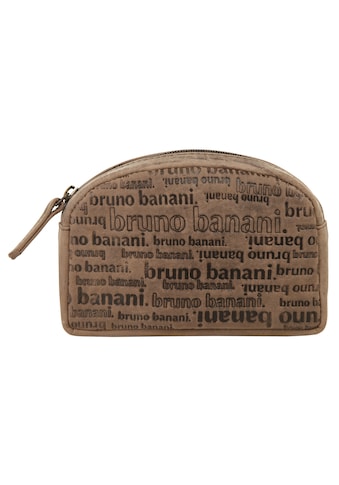Bruno Banani Kosmetiktasche »ALL OVER«, echt Leder, Made in Italy kaufen