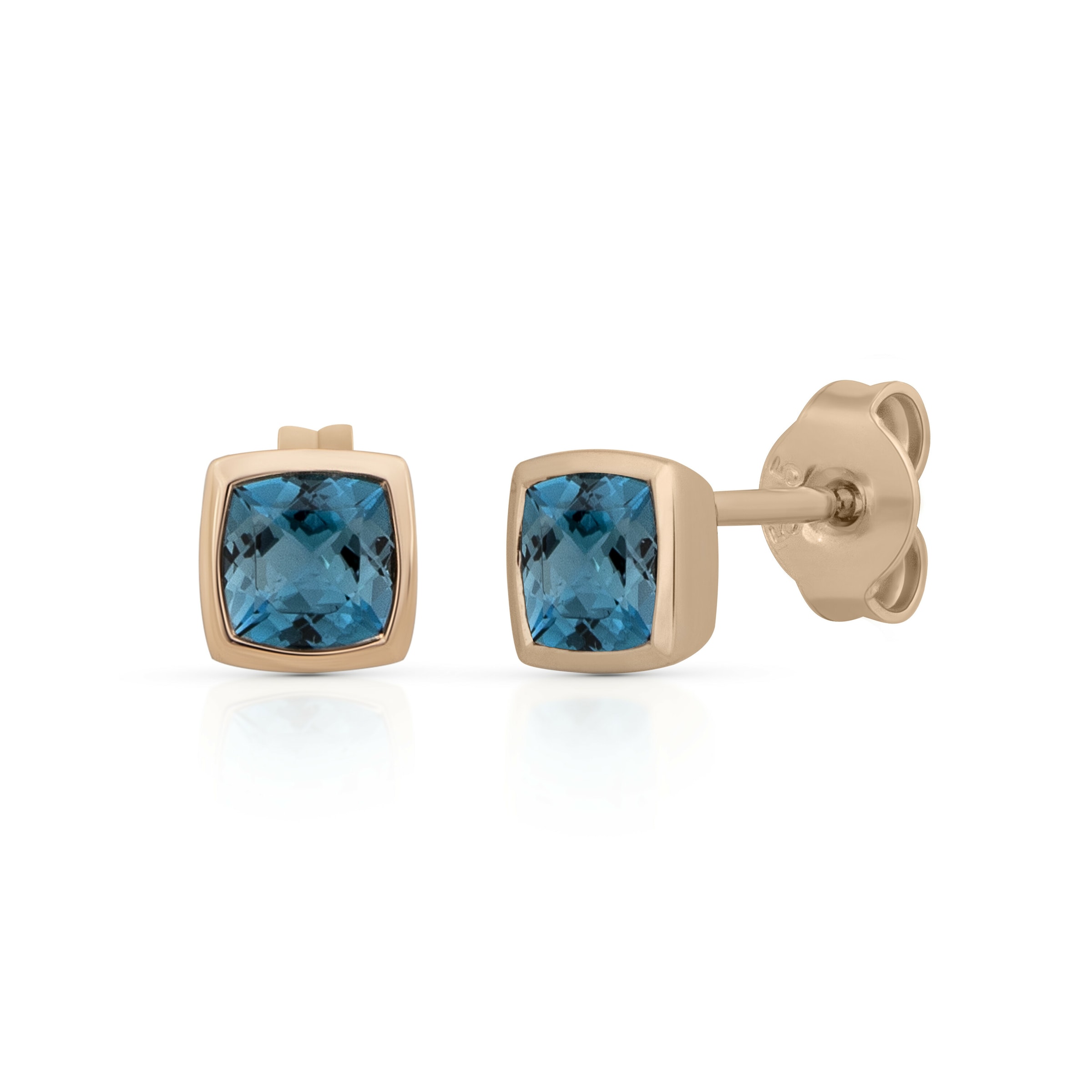 Orolino Paar Ohrstecker »585/- Gold rot Blautopas« kaufen