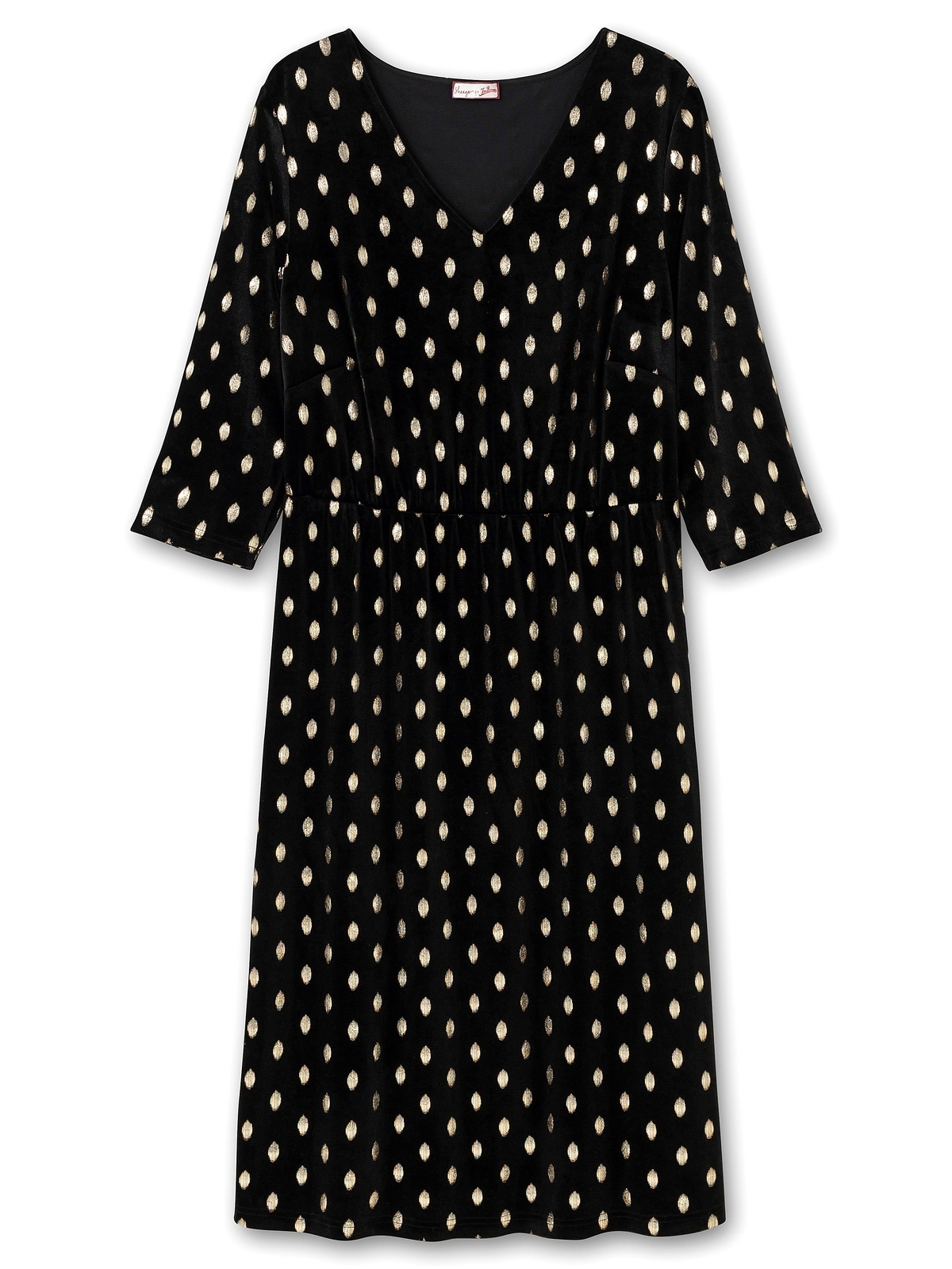 sheego by Joe Browns Partykleid »Große Größen«, in weicher Samtoptik, mit  Glitterdruck bestellen