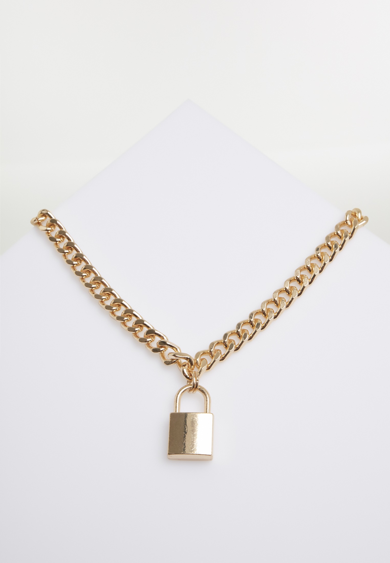 URBAN CLASSICS Edelstahlkette »Accessoires Padlock Necklace« bestellen |  I'm walking