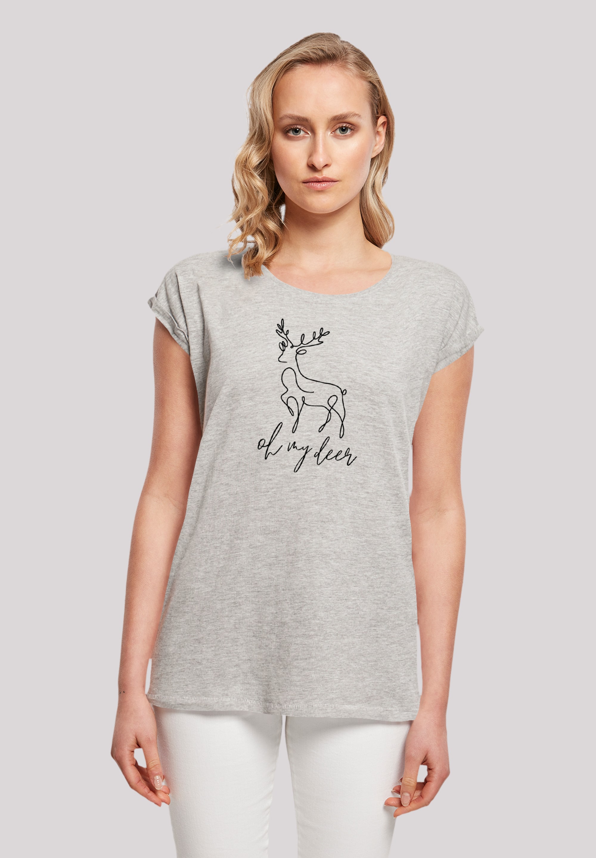 T-Shirt | Christmas online »Winter Qualität, I\'m kaufen Premium walking Deer«, F4NT4STIC Band Rock-Musik,
