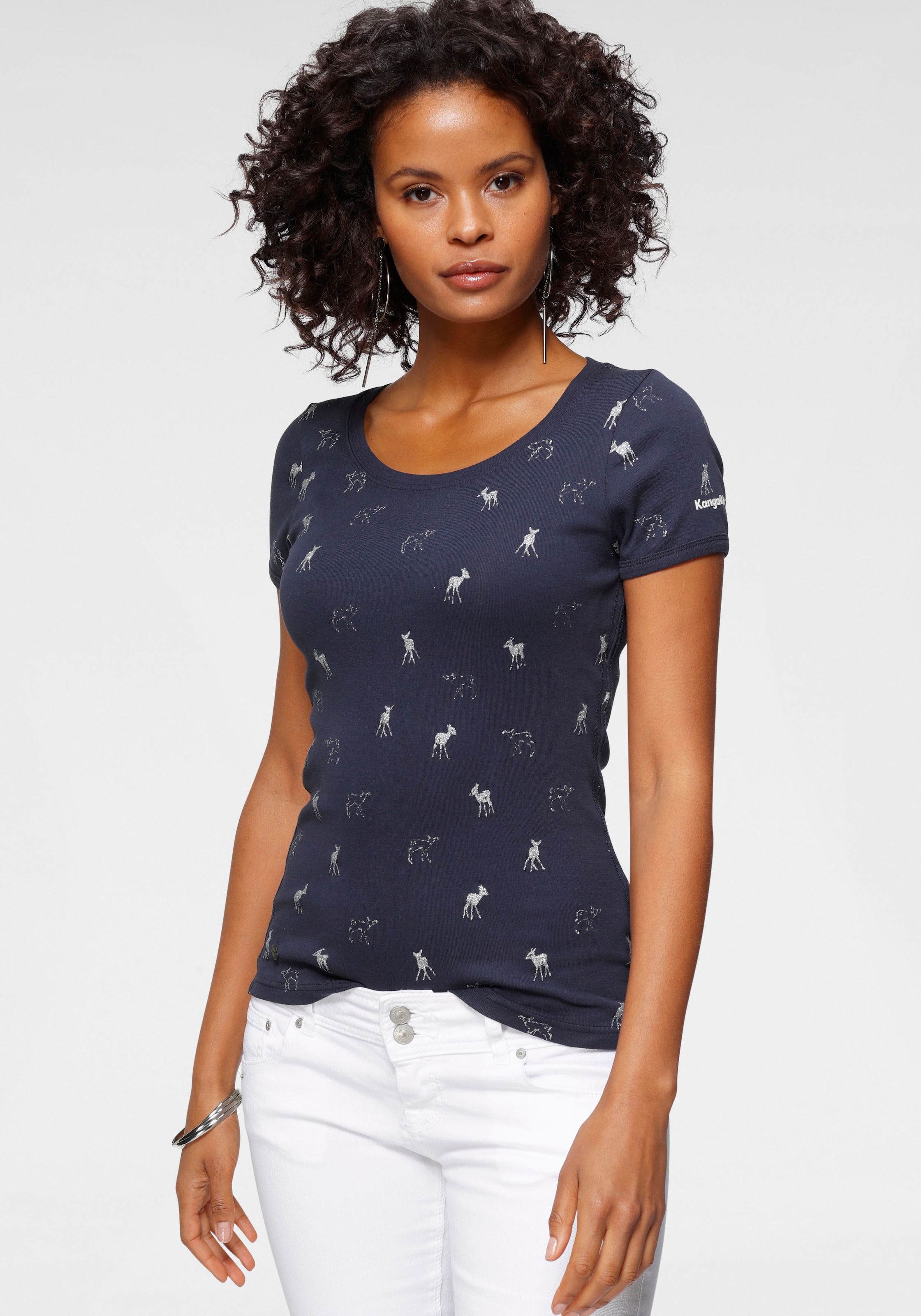 KangaROOS T-Shirt, mit Anker, Schiffchen oder Reh-Print shoppen | Poloshirts