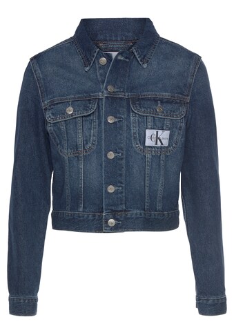 Calvin Klein Jeans Jeansjacke »CROPPED 90S DENIM JACKET«, mit CK-Logo auf den Knöpfen kaufen