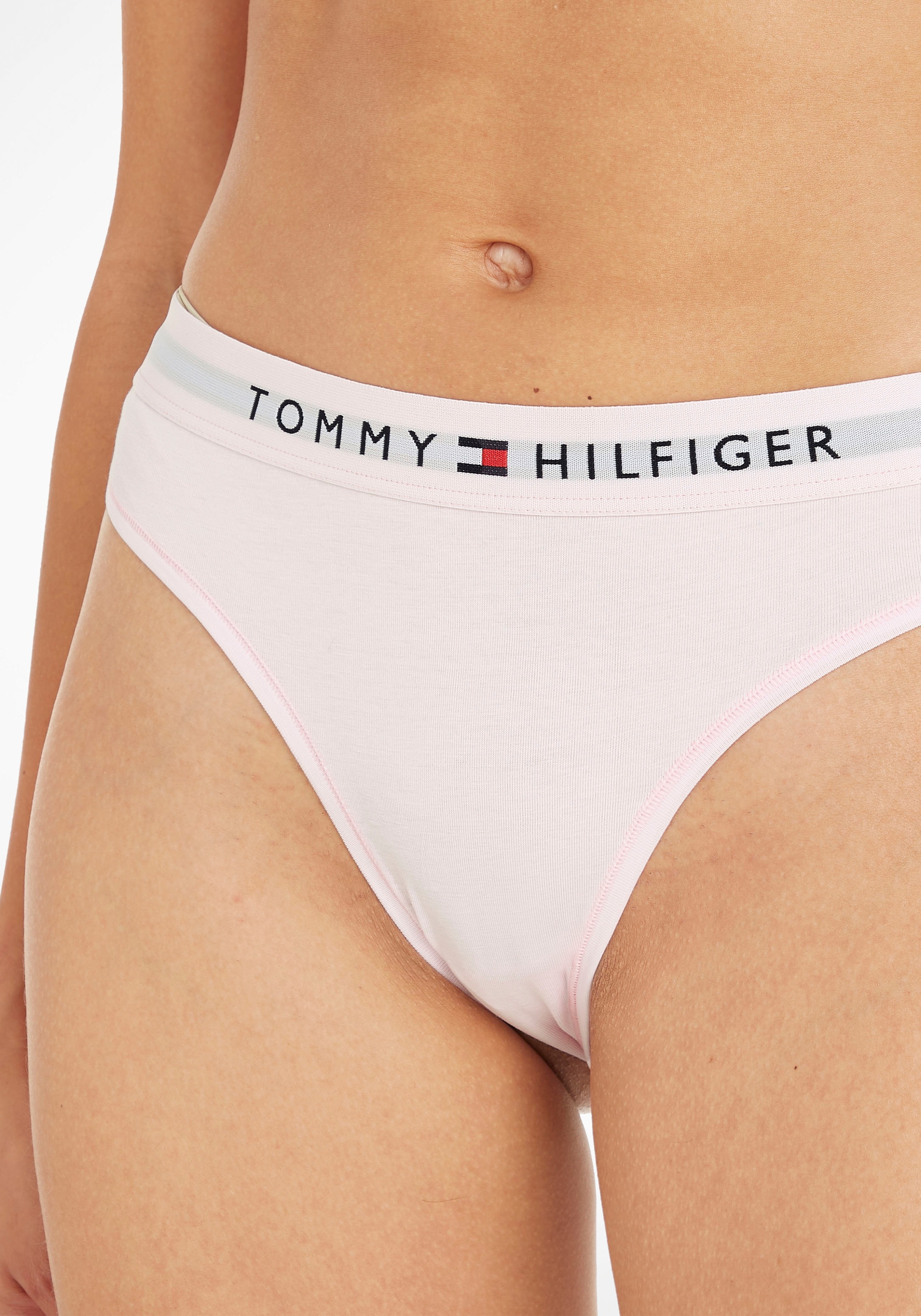Tommy Hilfiger Underwear Slip »THONG«, mit Tommy Hilfiger Markenlabel &  Wäsche auf Rechnung bestellen