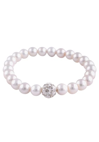 leslii Armband »Perlenarmband, 60646213«, mit Muschelkernperlen und Strasssteinen kaufen