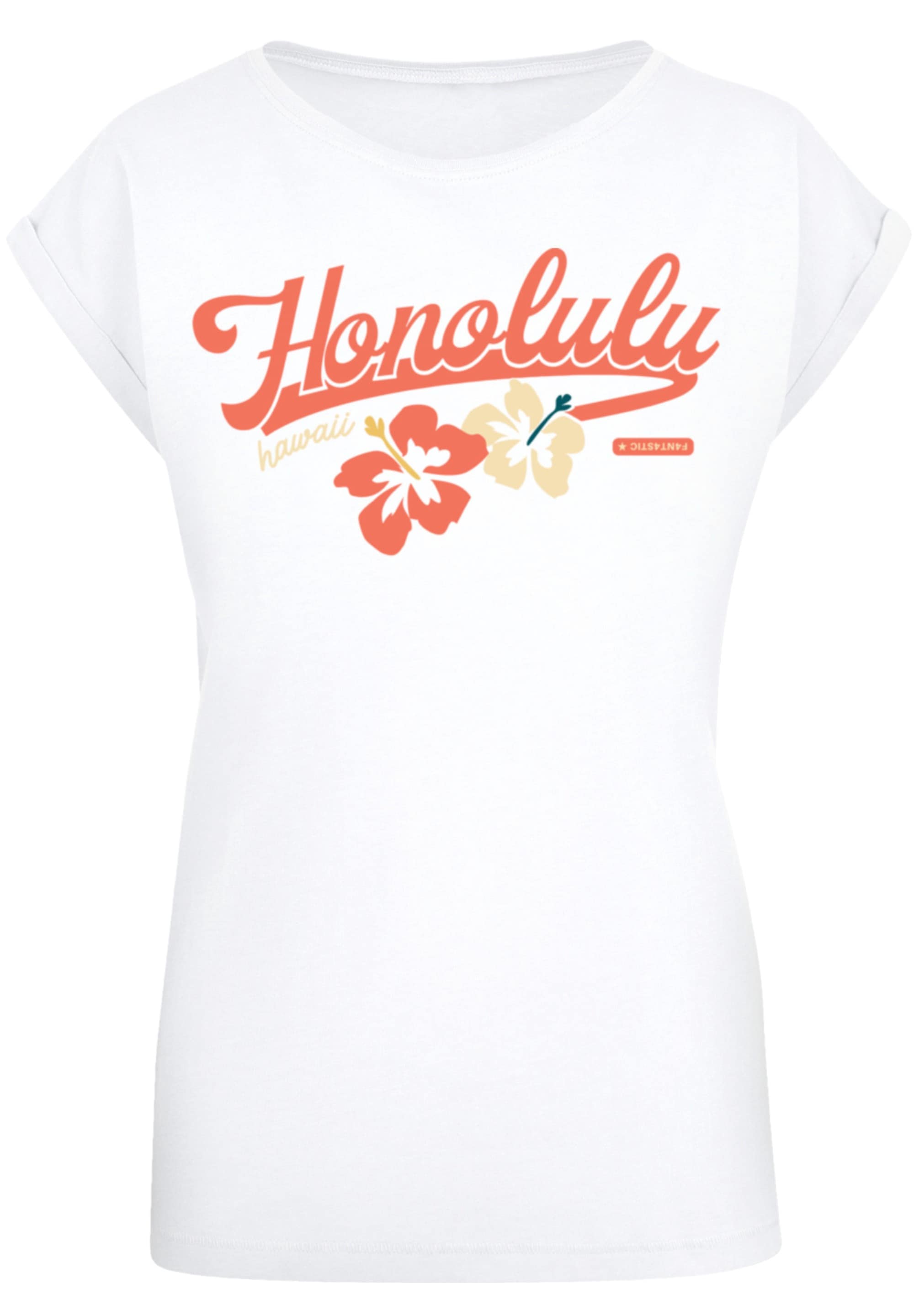 F4NT4STIC T-Shirt »PLUS SIZE Honolulu«, Print bestellen | I'm walking