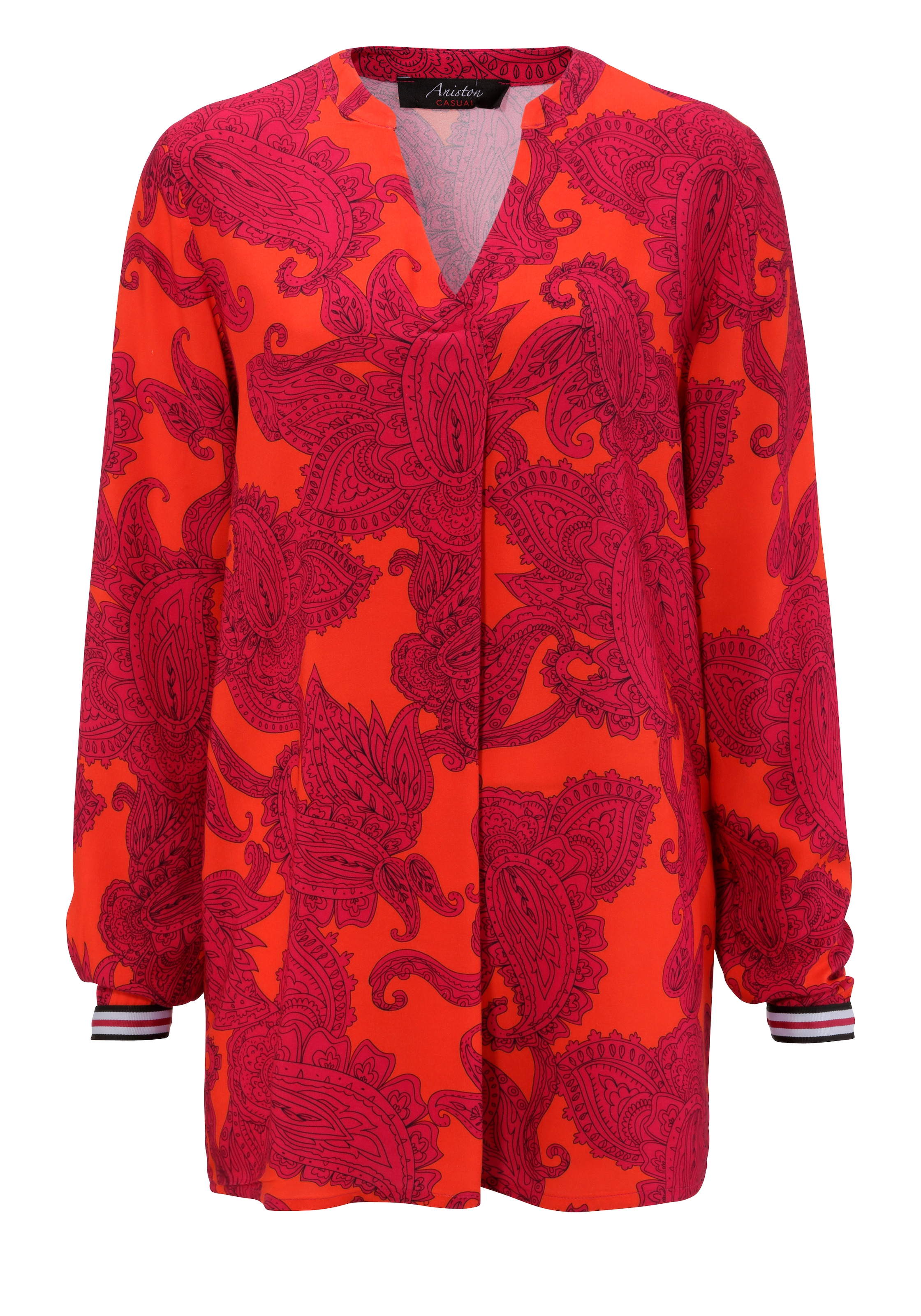 Aniston CASUAL Schlupfbluse, mit farbenfrohem, großflächigem Ornament-Druck  bestellen | I\'m walking