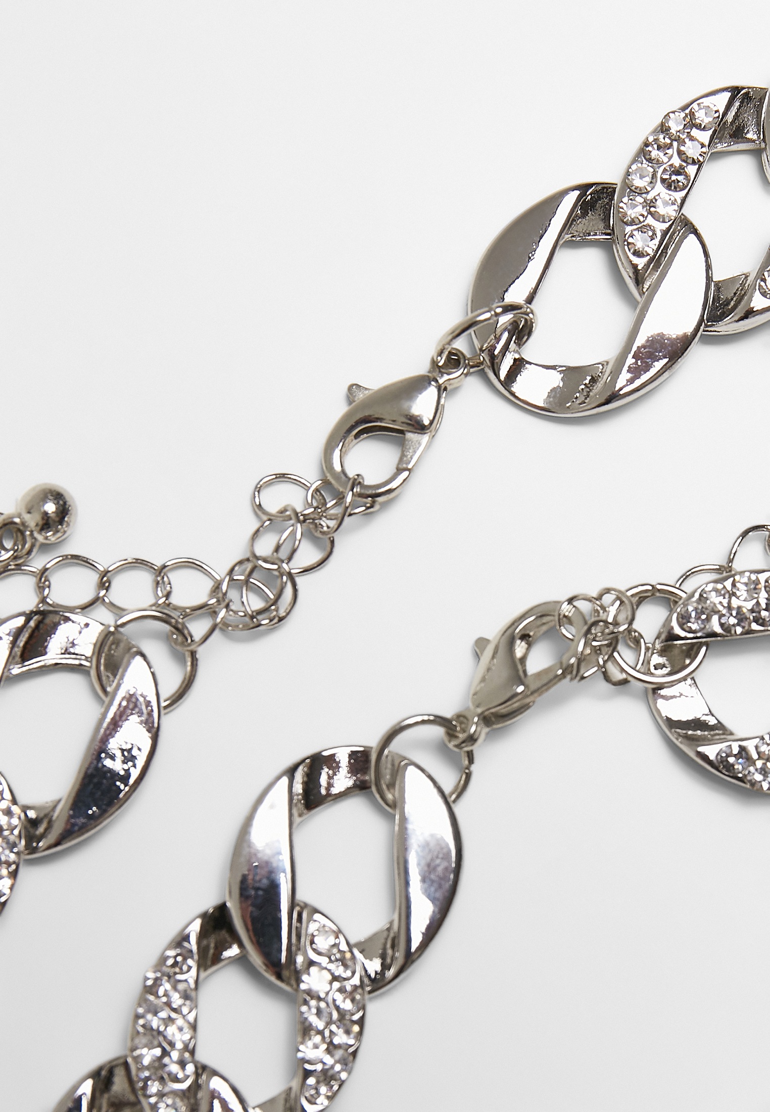 URBAN CLASSICS Bettelarmband »Accessoires Basic Diamond Necklace And  Bracelet Set« im Onlineshop | I\'m walking
