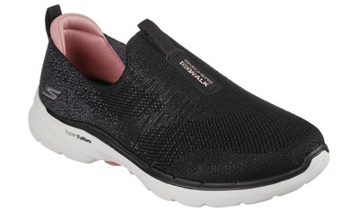 Skechers Slip-On Sneaker »GO WALK 6 GLIMMERING«, mit gepolstertem Fersenpart kaufen