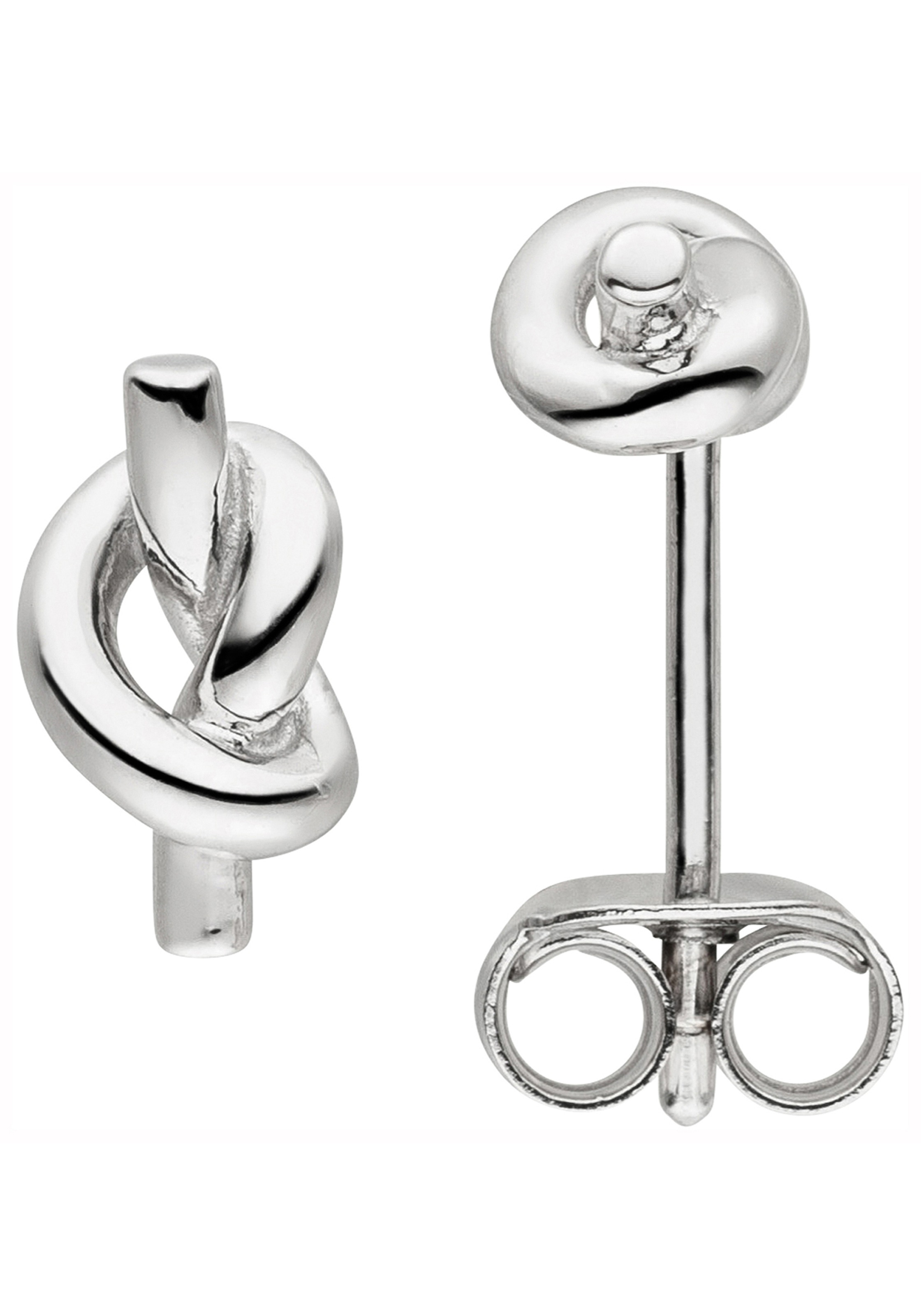 JOBO Paar Ohrstecker Knoten 925 Silber | Ohrhänger