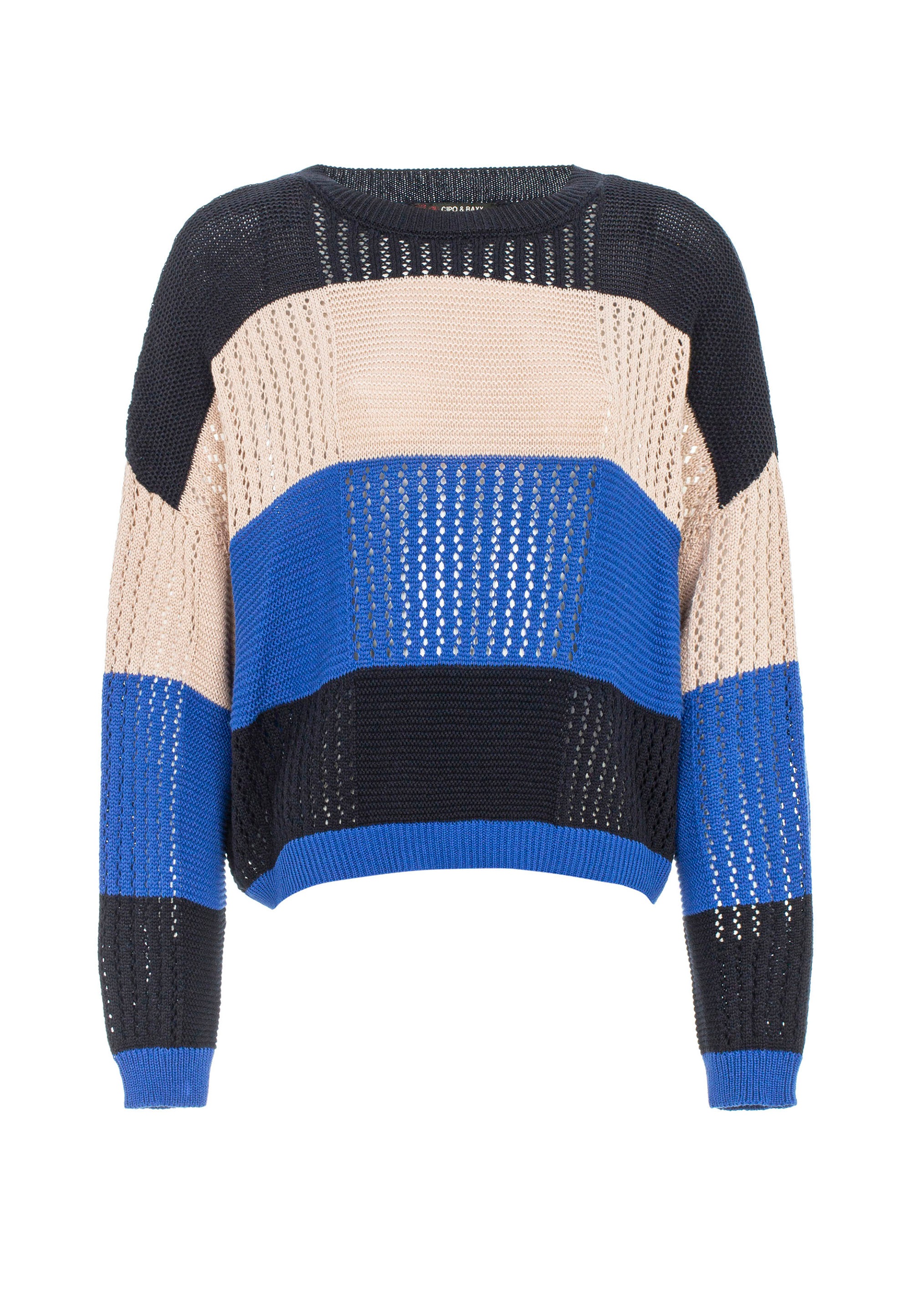 Cipo & Baxx Strickpullover, mit breiten Streifen kaufen