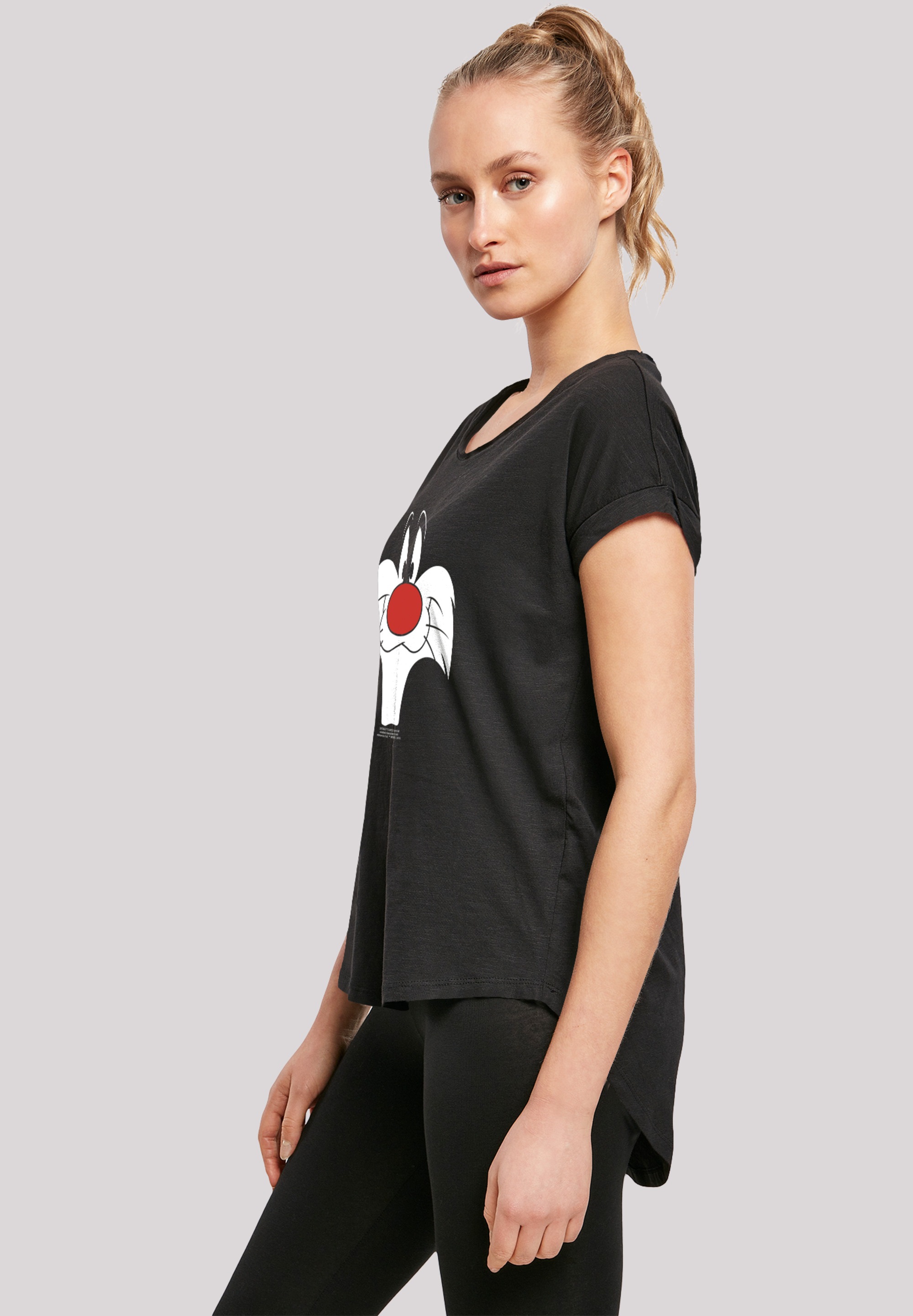 F4NT4STIC T-Shirt »Looney Tunes Sylvester | Big«, walking Print I\'m online