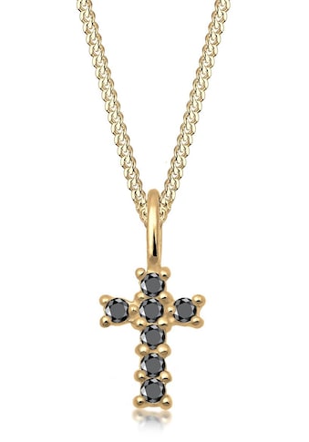 Elli DIAMONDS Kette mit Anhänger »Kreuz, 0102630218«, mit Diamanten kaufen