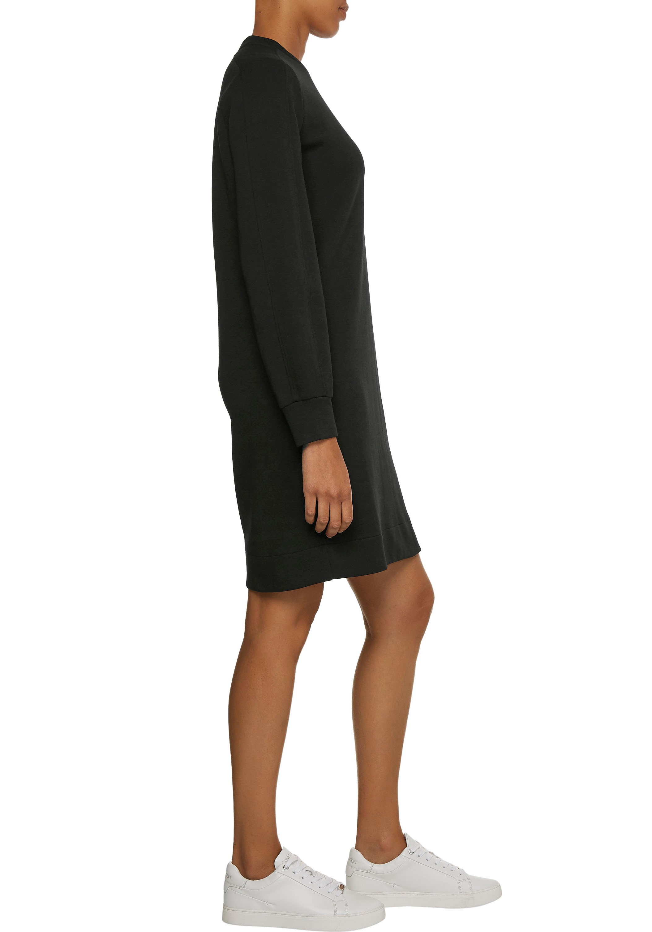DRESS«, mit LOGO Calvin Calvin Klein »MICRO Klein online Sweatkleid Logoschriftzug SEAM