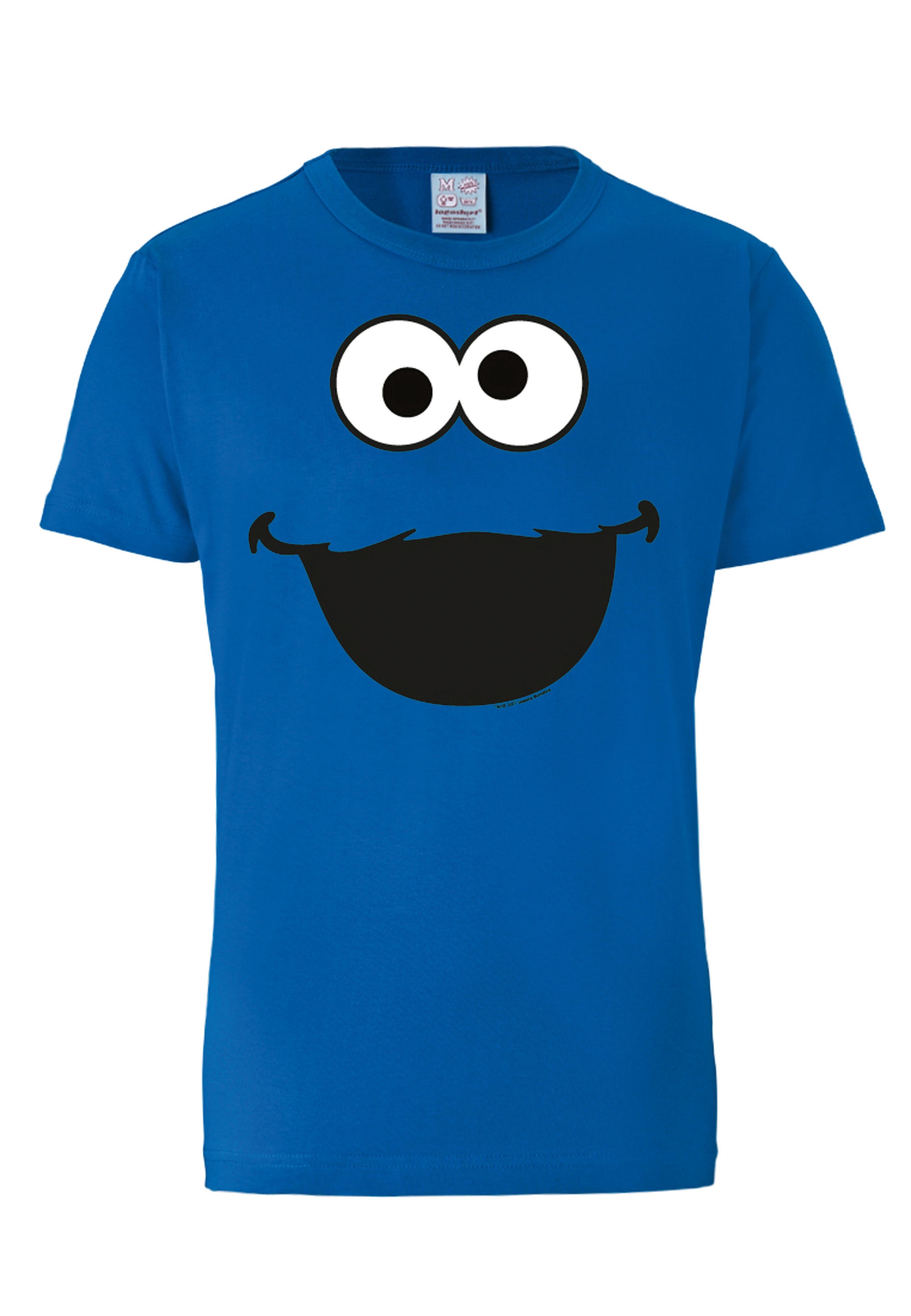 LOGOSHIRT T-Shirt »Sesamstraße - Print Krümelmonster lizenziertem shoppen mit Gesicht«