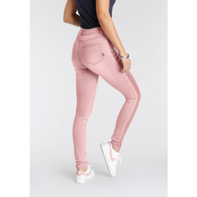Arizona Skinny-fit-Jeans »Ultra Stretch«, High Waist mit seitlichem Streifen  bestellen | I\'m walking