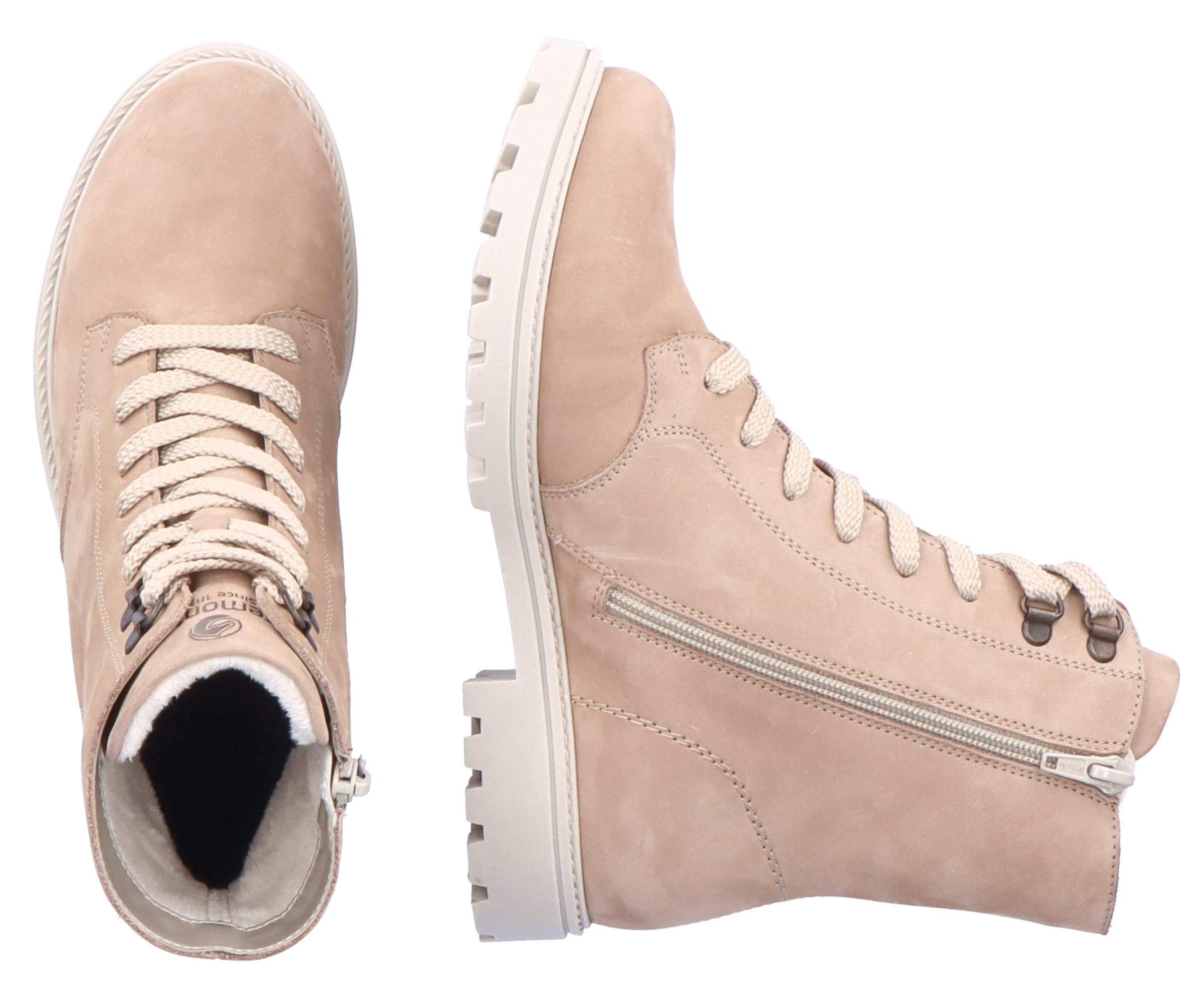 Remonte Schnürboots, mit Logoprägung