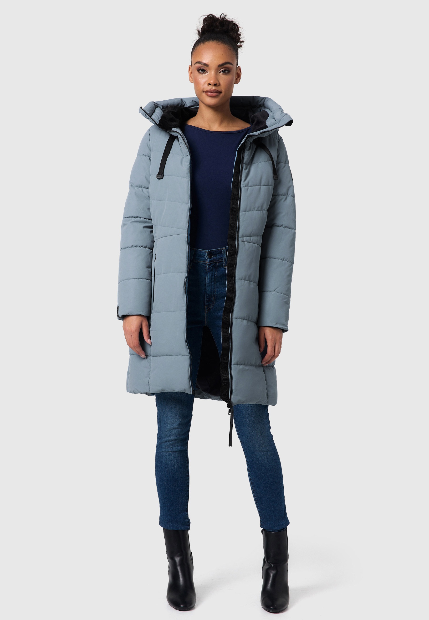 Kapuze Winterjacke Marikoo | »Natsukoo XVI«, Stepp I\'m walking mit großer online Mantel kaufen