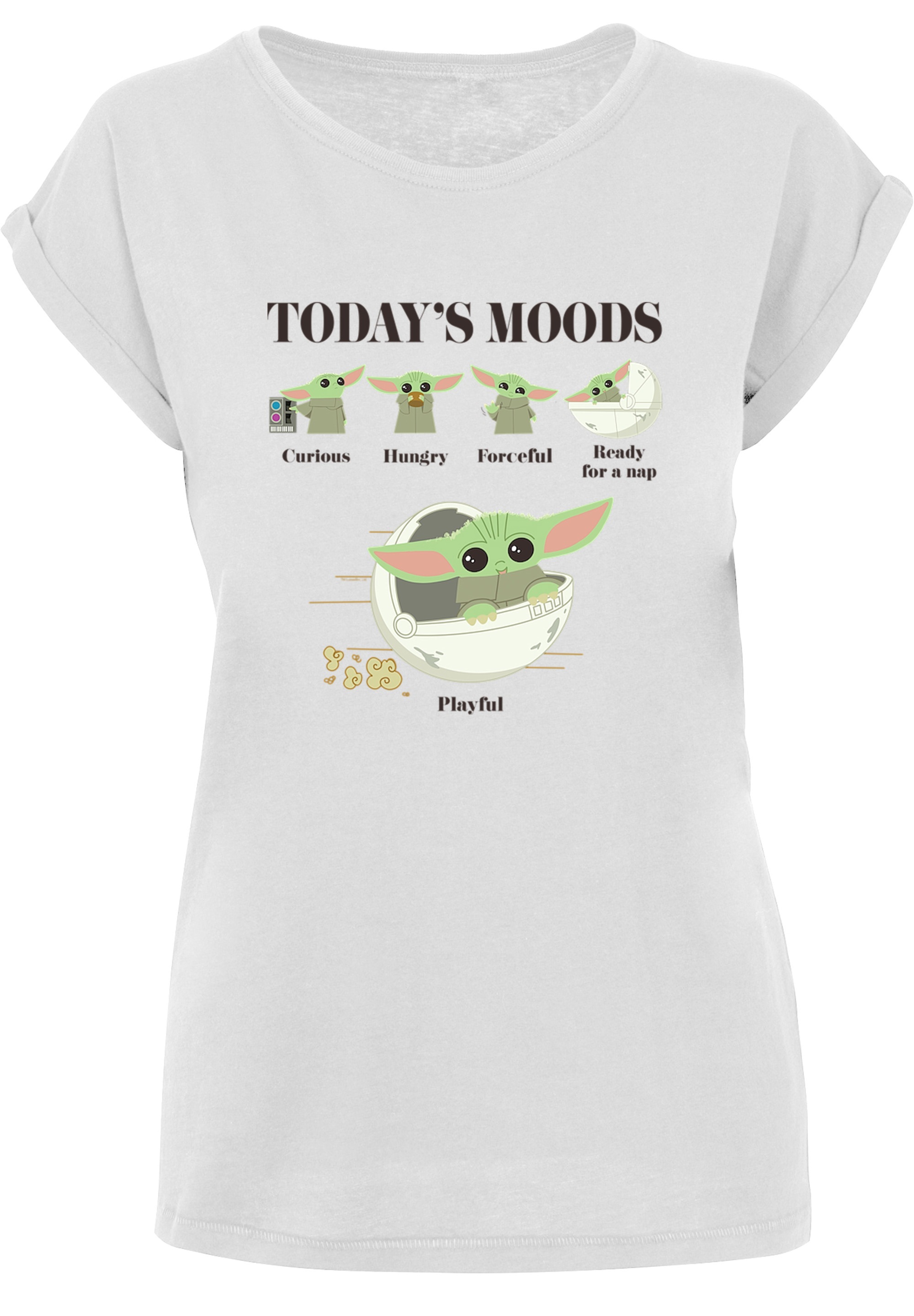 F4NT4STIC T-Shirt »\'Star Wars Child Moods\'«, shoppen Print Mandalorian