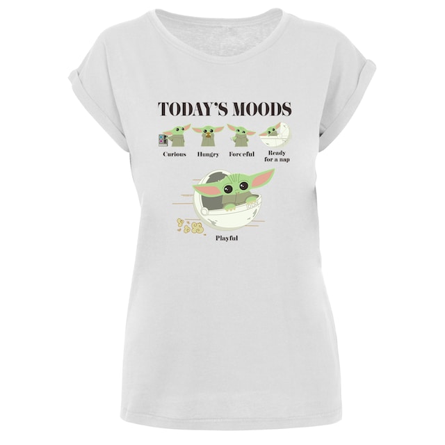 F4NT4STIC T-Shirt »\'Star Wars Mandalorian Child Moods\'«, Print shoppen