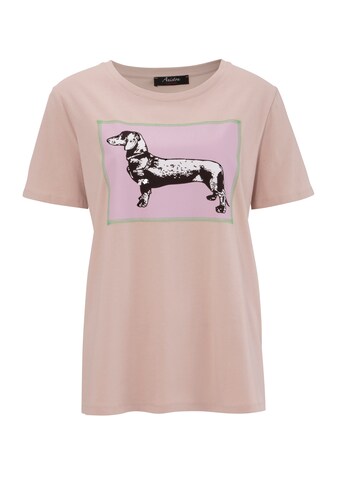 Aniston CASUAL T-Shirt, Frontdruck mit Dackel-Motiv kaufen