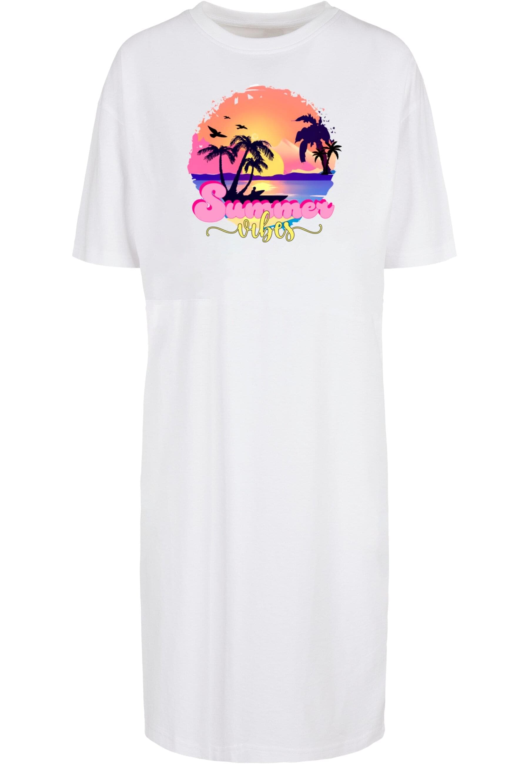 Merchcode Stillkleid »Damen | Oversized (1 Ladies Vibes Tee Sunset I\'m walking tlg.) Slit Dress«, Summer online kaufen