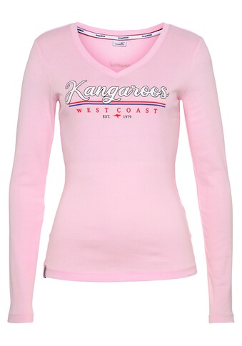 KangaROOS American-Shirt, mit coolem Logodruck - NEUE KOLLEKTION kaufen