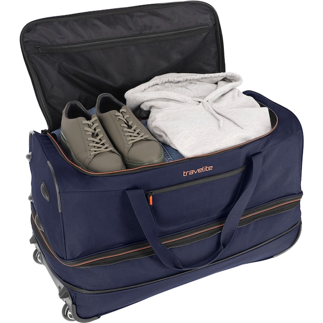 travelite Reisetasche »Basics, 70 cm«, mit Trolleyfunktion und  Volumenerweiterung online kaufen | I'm walking