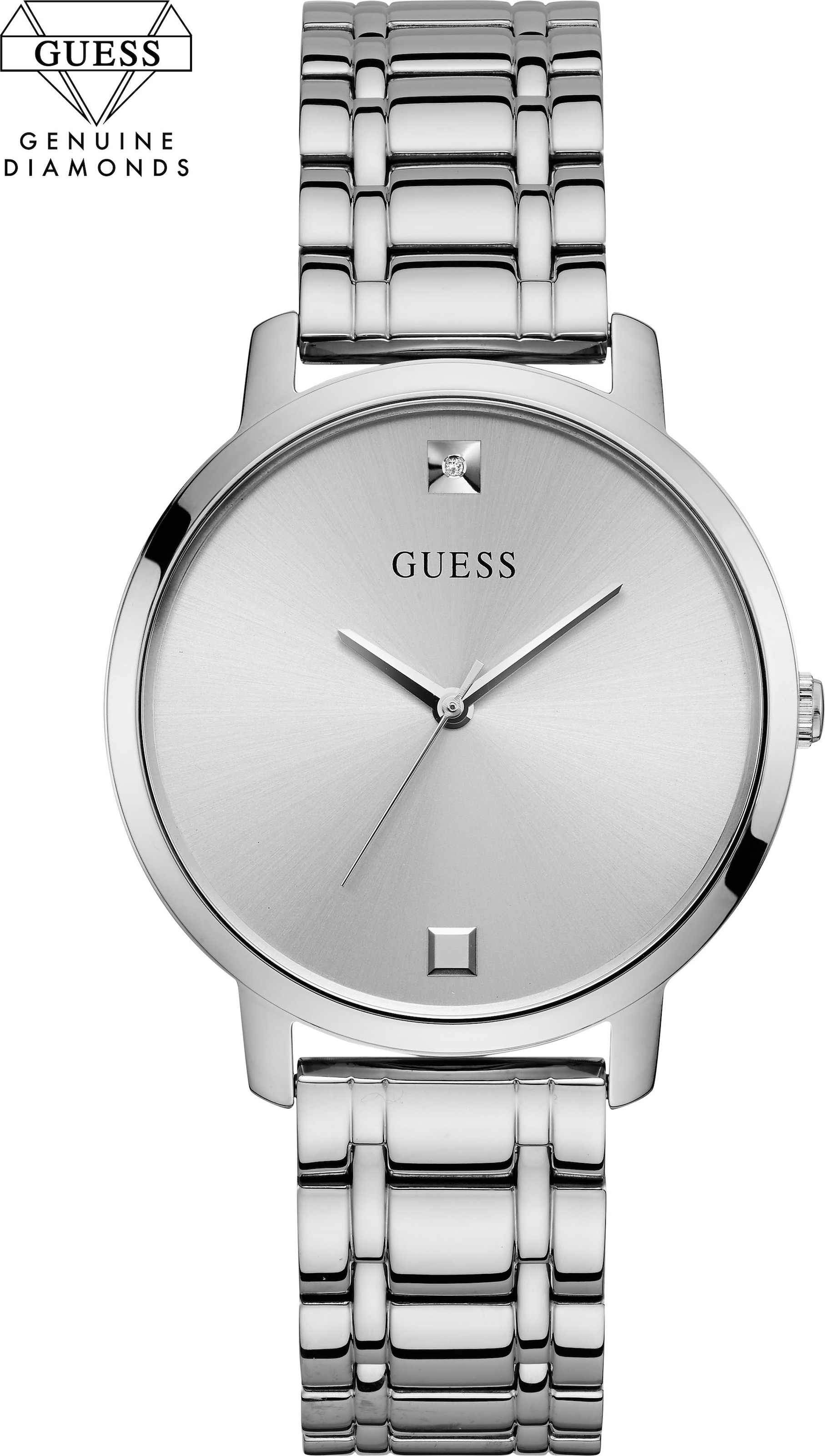 Guess Quarzuhr »GENUINE DIAMOND, W1313L1« kaufen