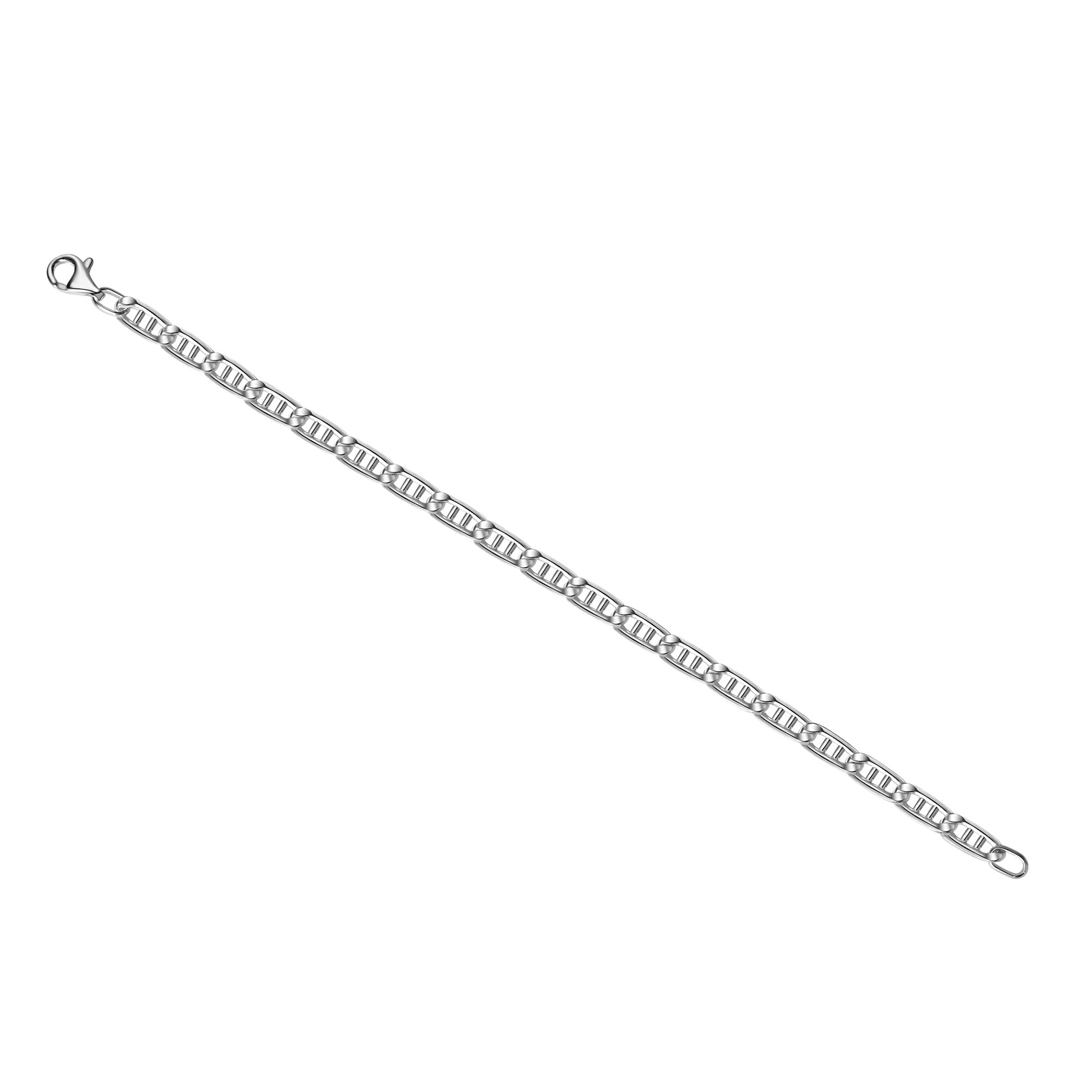 Sterling kaufen weiß I\'m walking Vivance »925/- cm« Armband | 21 Doppel-Stegpanzerarmband Silber online