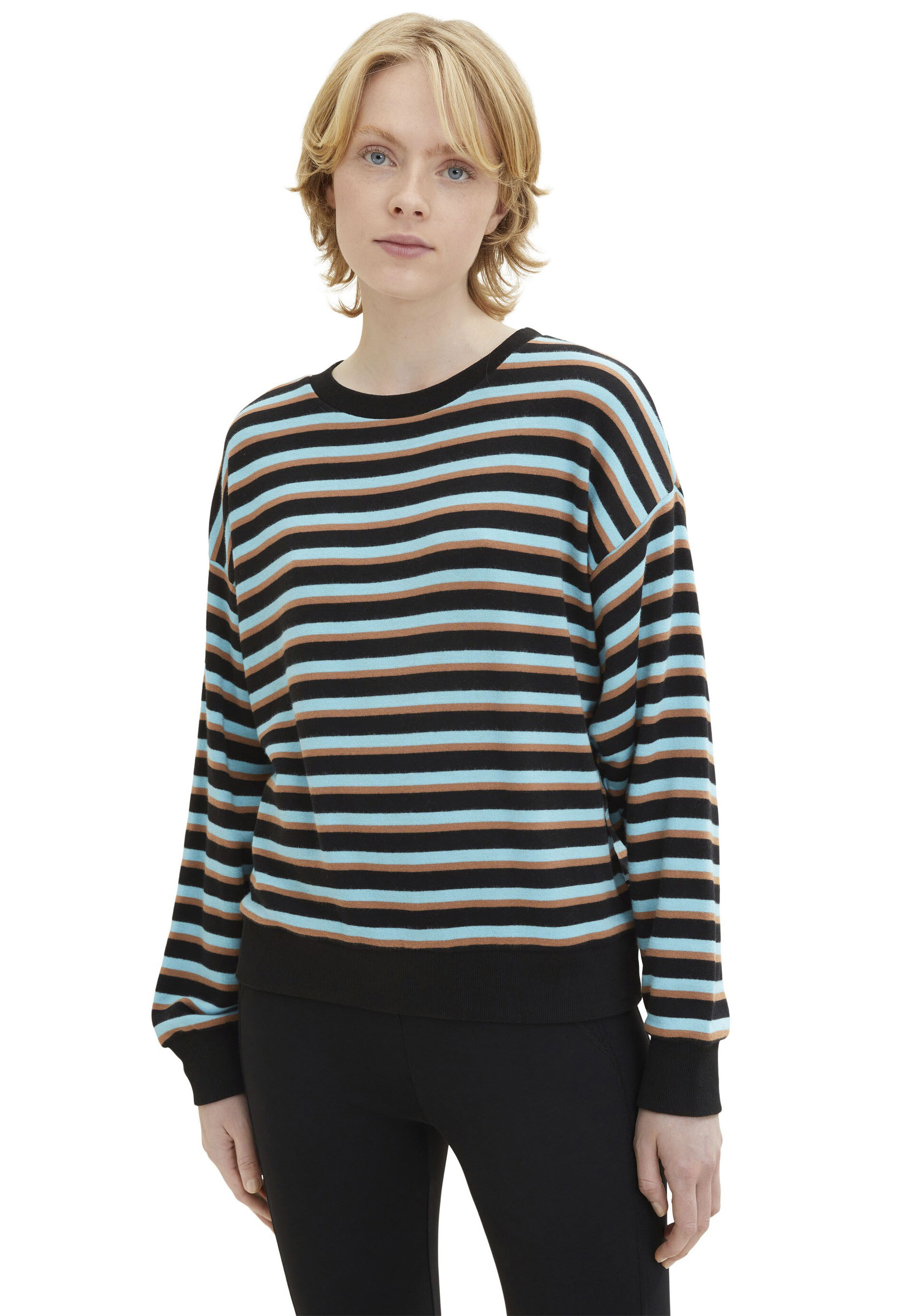 Sweater »Gestreiftes Sweatshirt«, (1 tlg.), im Streifendessin