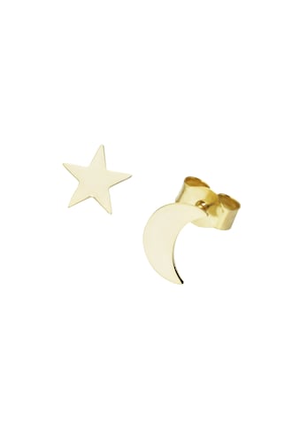 Luigi Merano Paar Ohrstecker »Mond und Stern, Gold 375« kaufen