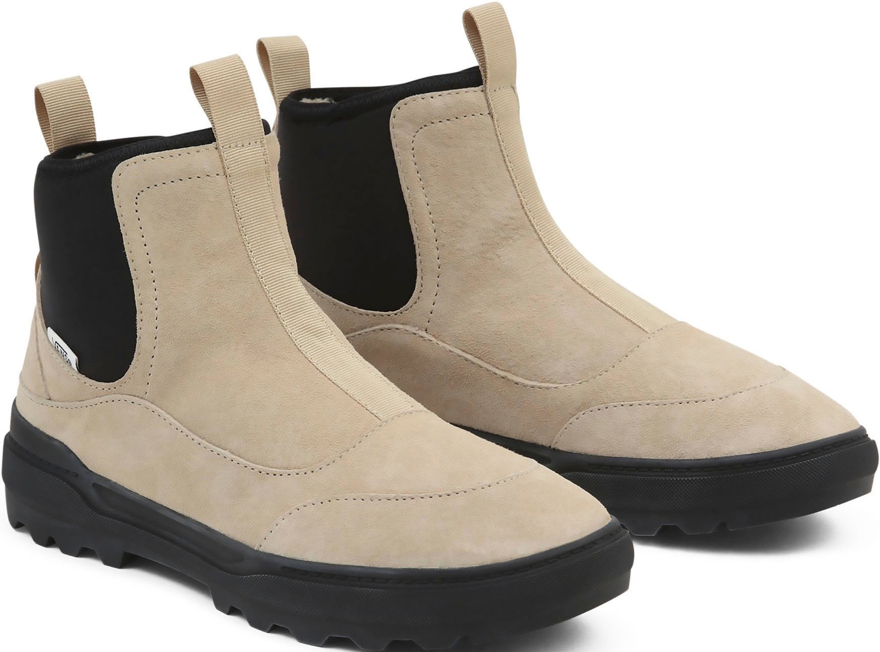 vans chelsea boots ua colfax in beige