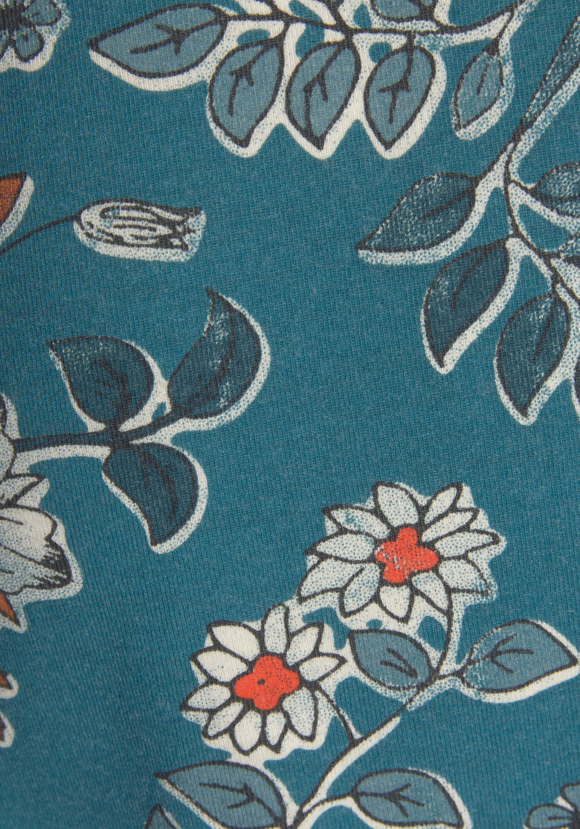 LASCANA Kimono, bestellen & mit Blumen Rechnung Allover-Druck auf Wäsche
