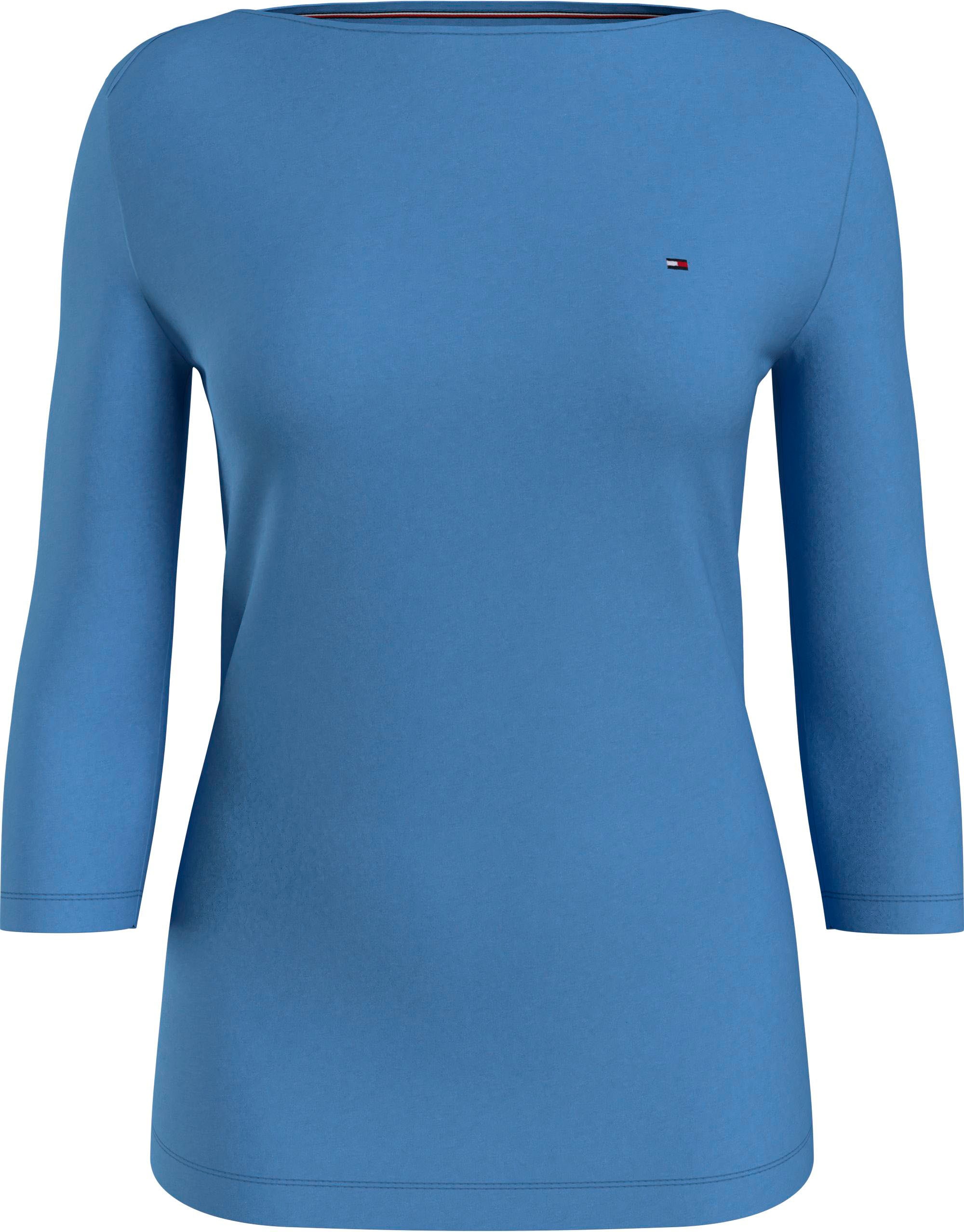 Tommy Hilfiger 3/4-Arm-Shirt »ORG CO SLIM BOAT-NK TOP 3/4 SLV«, mit... kaufen