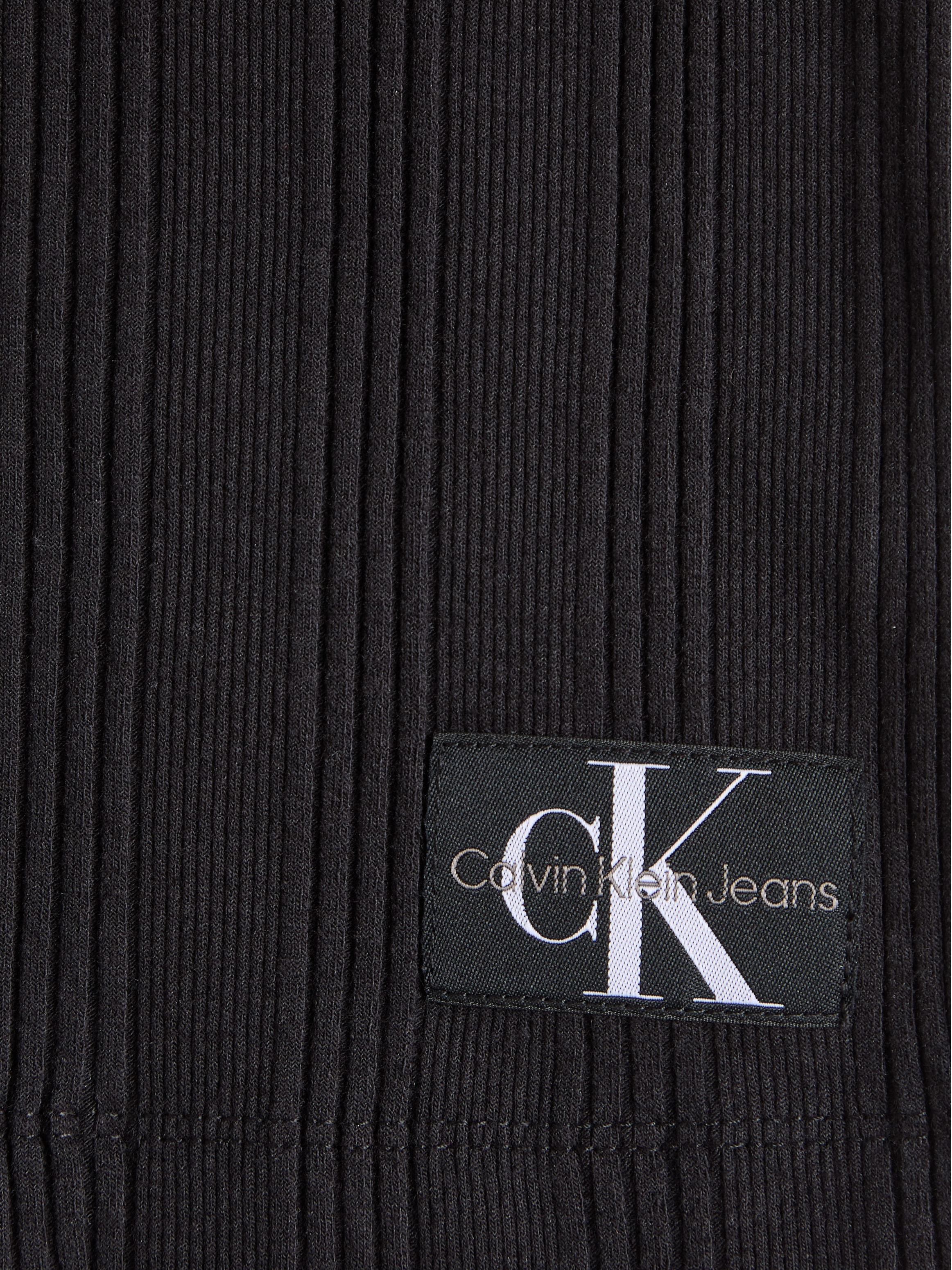 Calvin Klein walking online SHIRT I\'m | Jeans RIB »BADGE Shirtkleid DRESS« ELONGATED