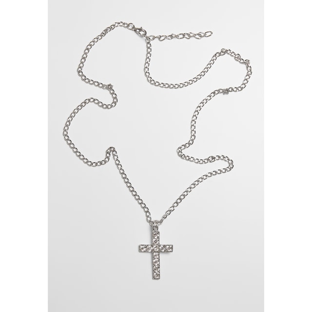 URBAN CLASSICS Edelstahlkette »Accessoires Diamond Cross Necklace« kaufen |  I\'m walking